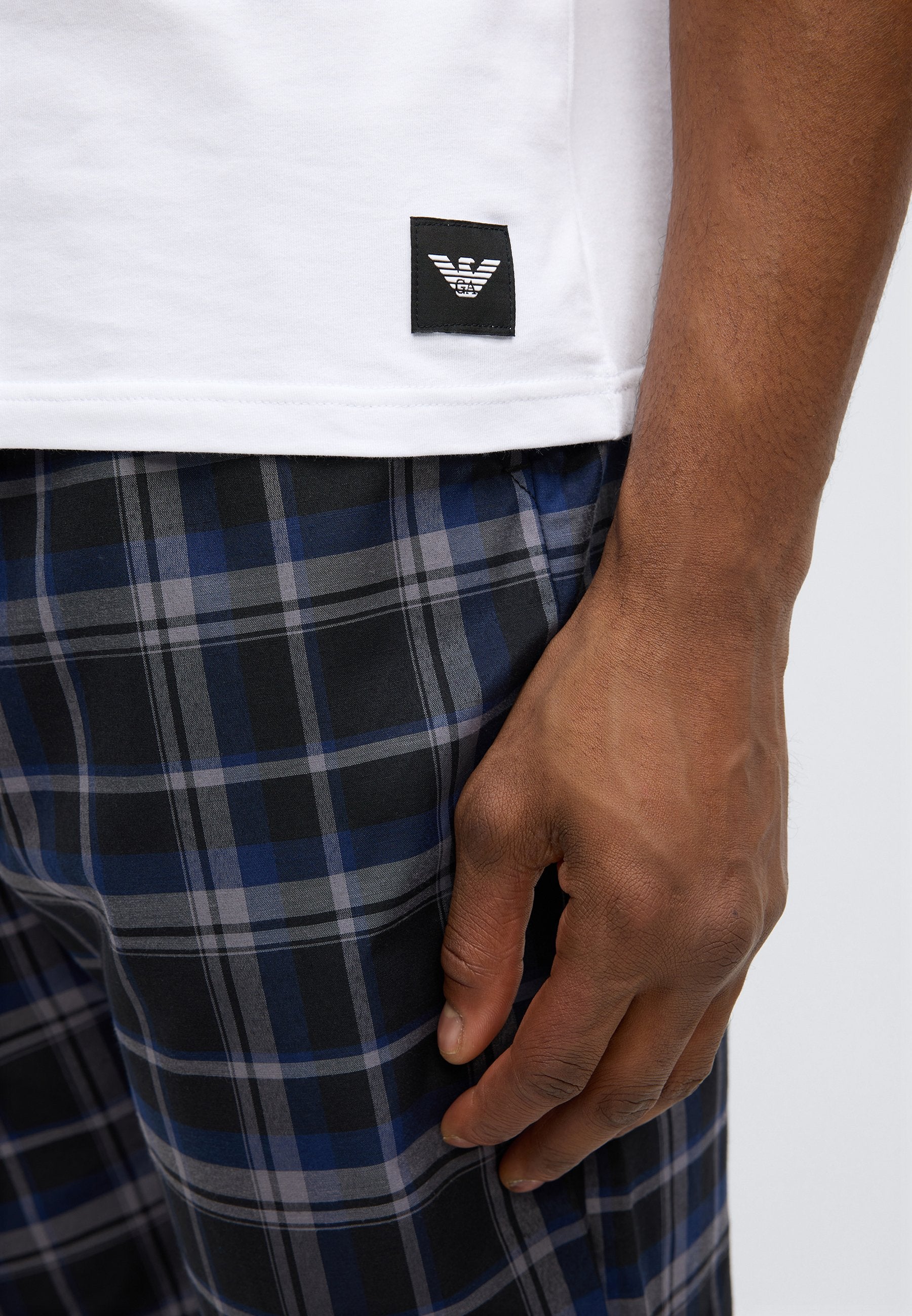 ESSENTIAL LOGOLABEL 2 PACK - Undershirt - ink/white