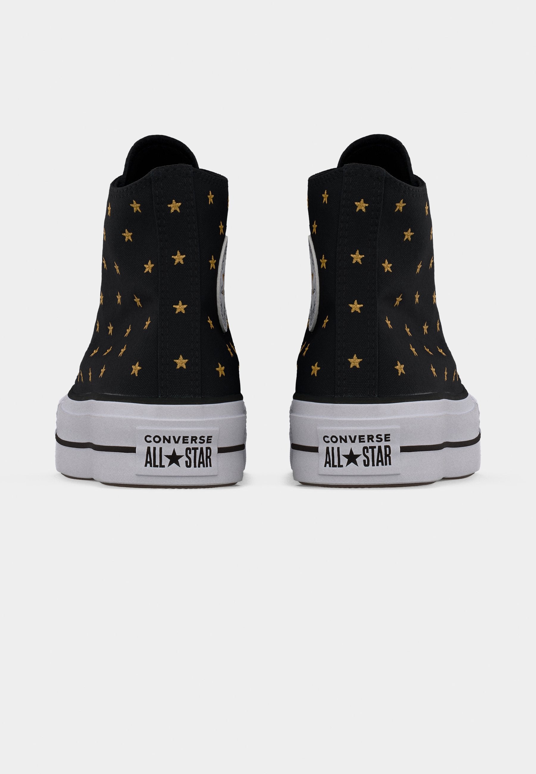 CHUCK TAYLOR ALL STAR LIFT - Bilekli spor ayakkabı - siyah/bal rengi/beyaz