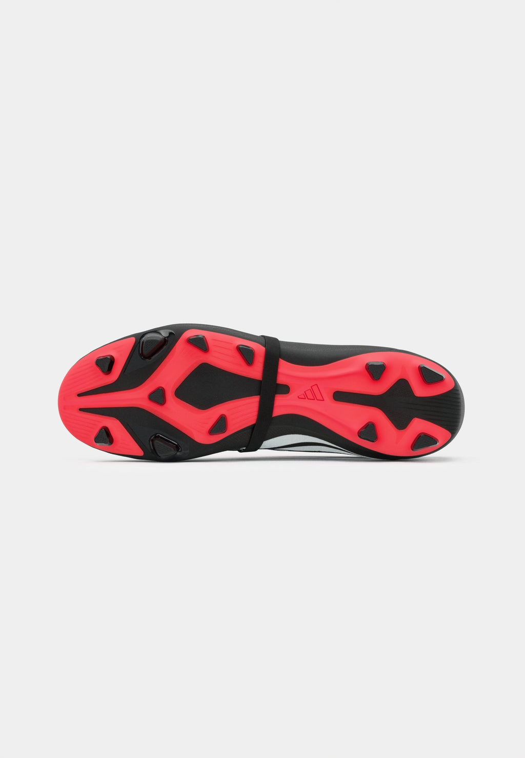 PREDATOR CLUB FOLD-OVER TONGUE - Football boots artificial grass - core black/footwear white/lucid red