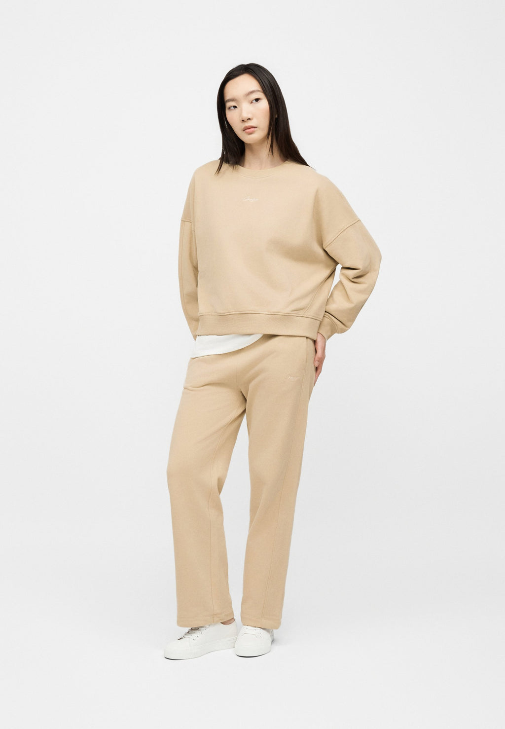 EVER - Sweatshirt - open beige