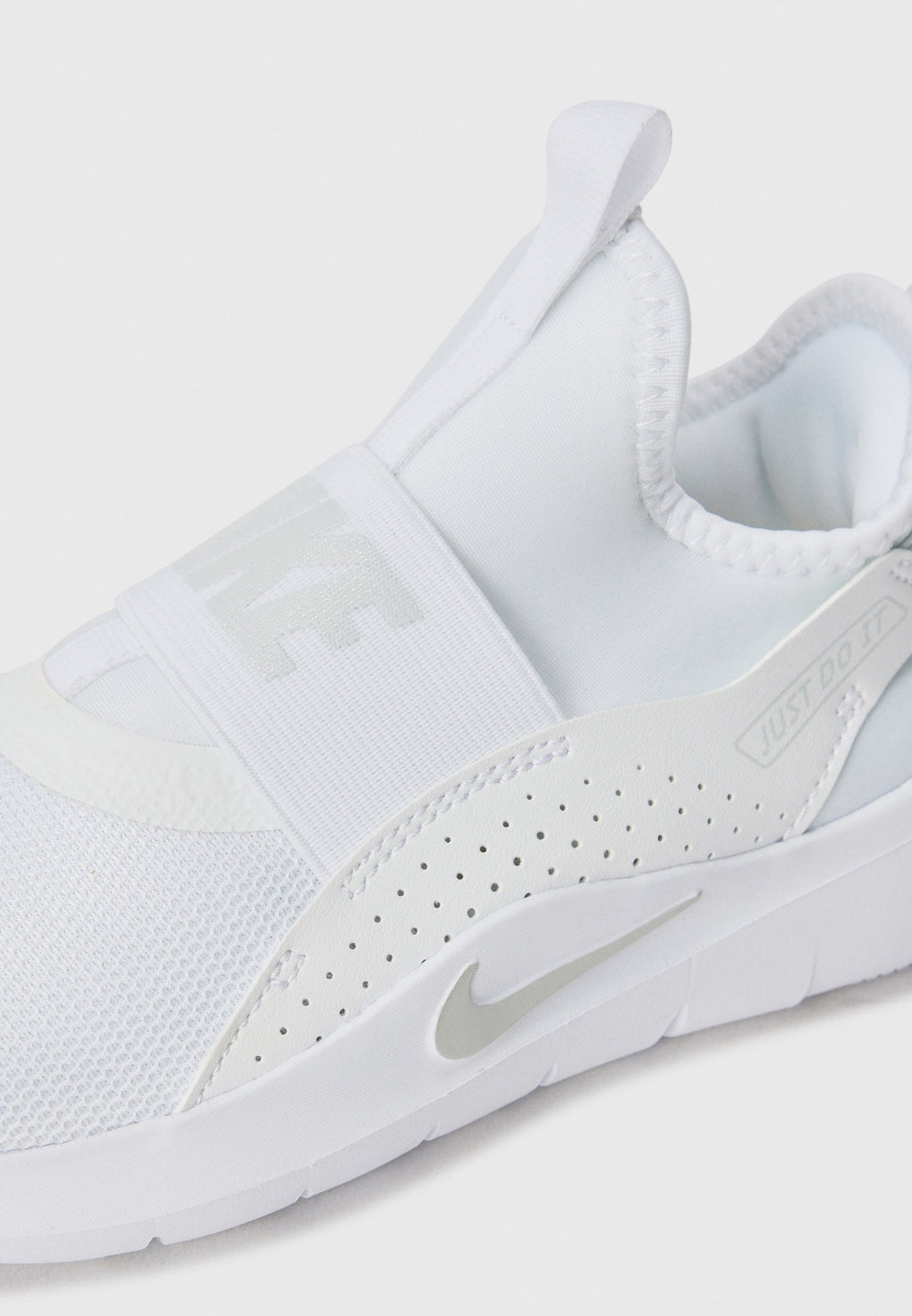 FLEX RUNNER UNISEX - Road running shoes - white/platinum-coloured tint/white