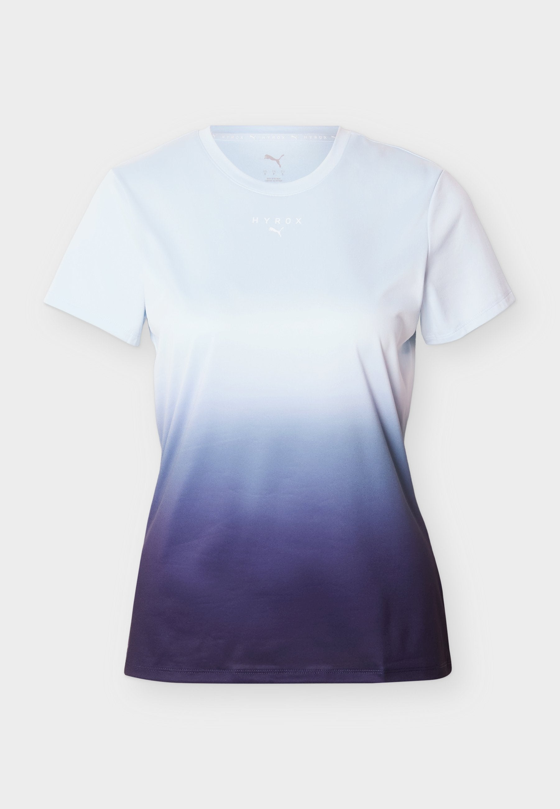 X HYROX GRAPHIC TEE - Sports T-shirt - lucite-deep plum