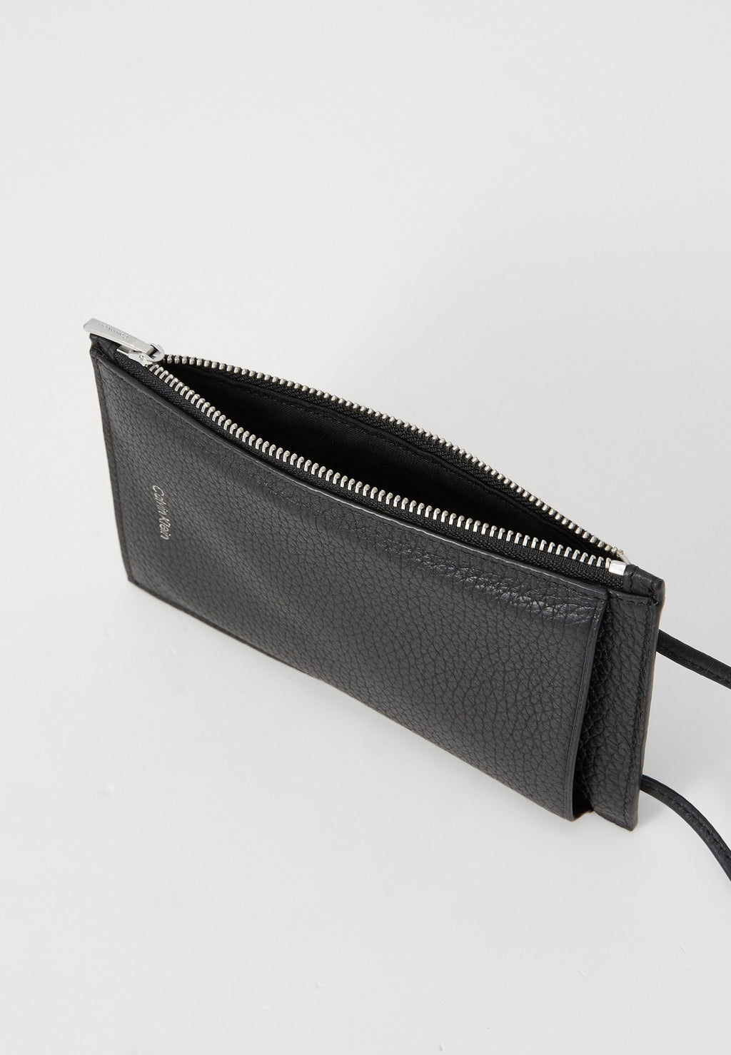 EMBOSS PHONE CROSSBODY - Phone pouch - black