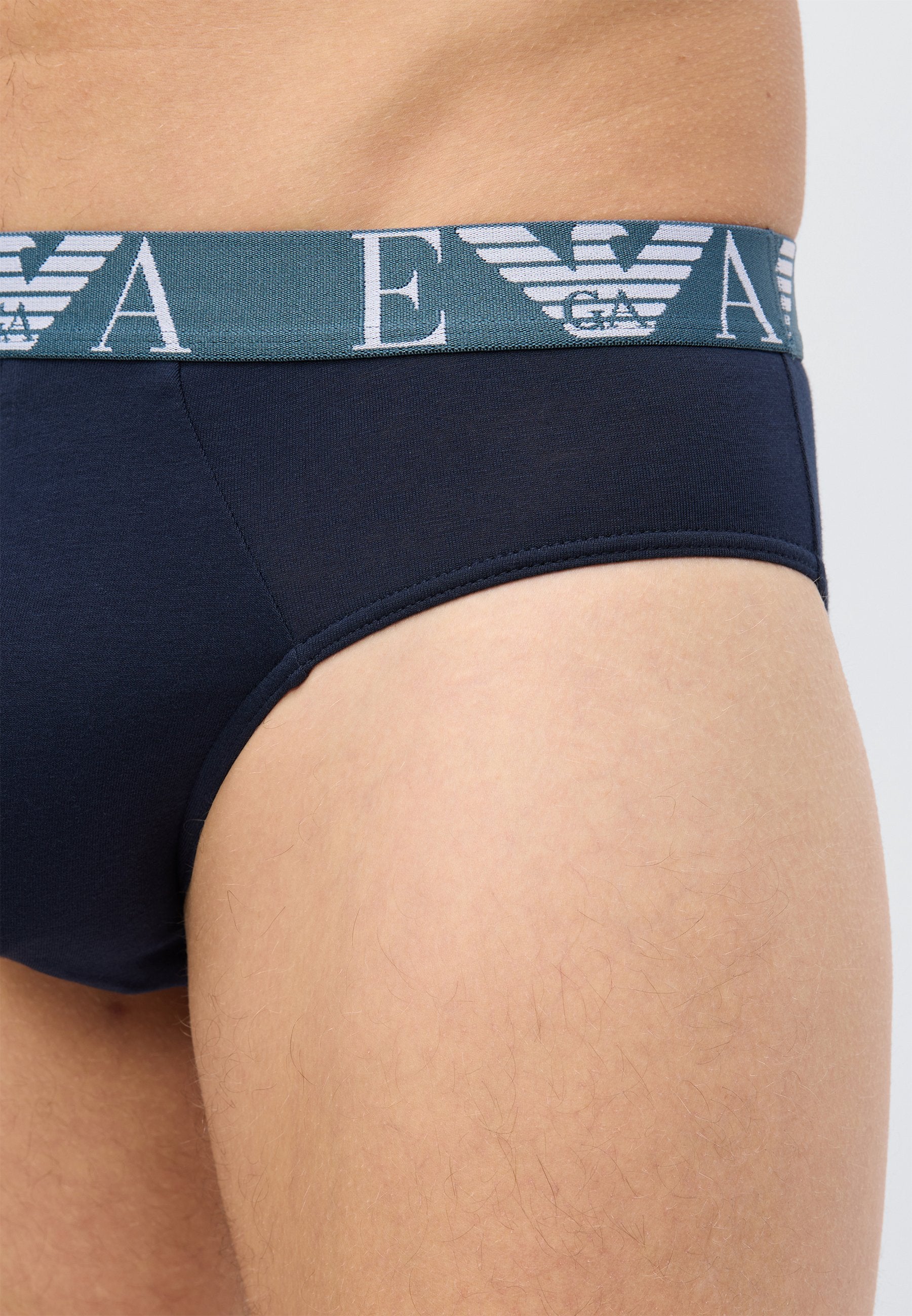 BOLD MONOGRAM BRIEF 3 PACK - Briefs - black/blue
