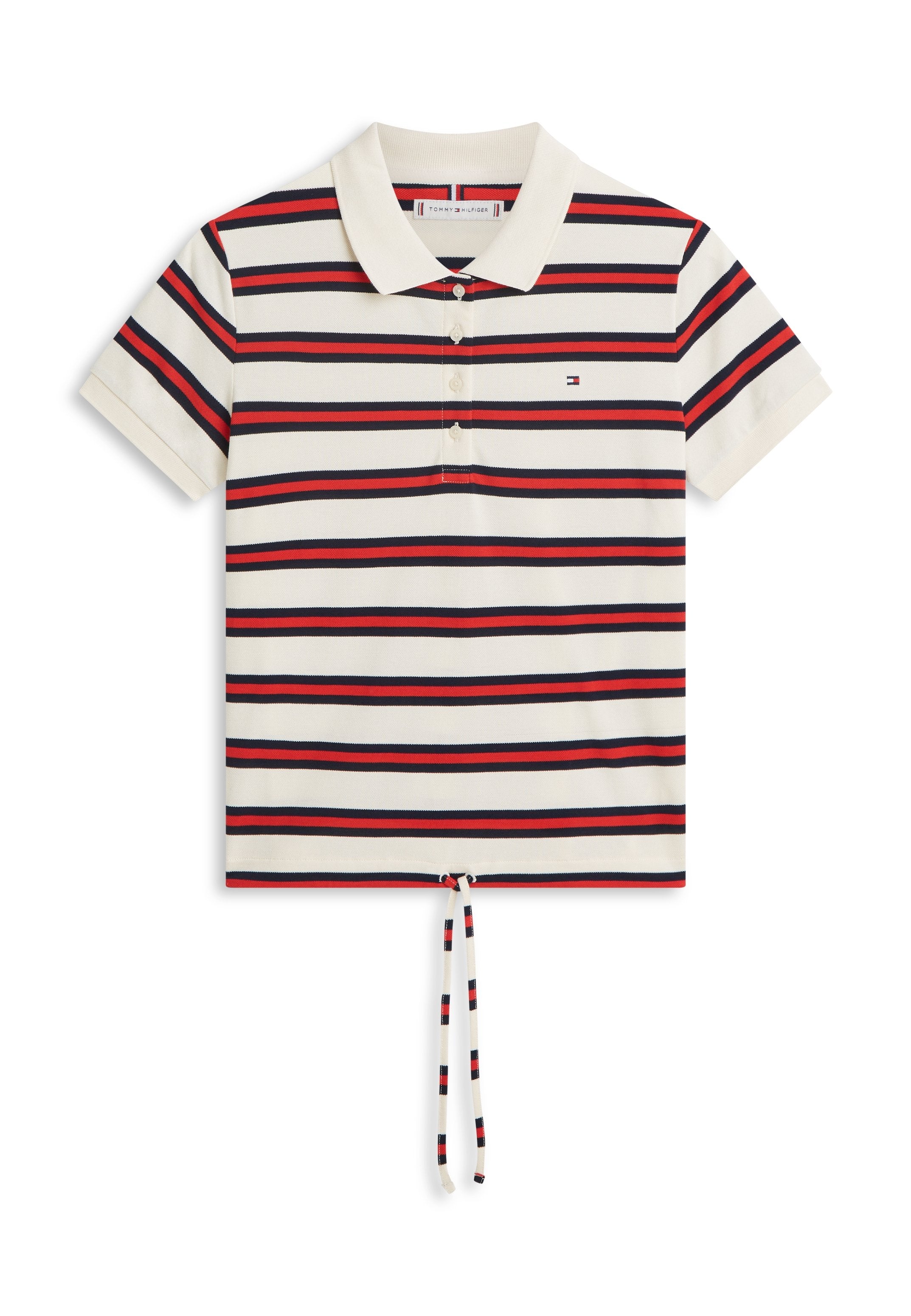 1985 REGULAR FIT TIE FRONT POLO SHIRT - Polo shirt - calico/fireworks