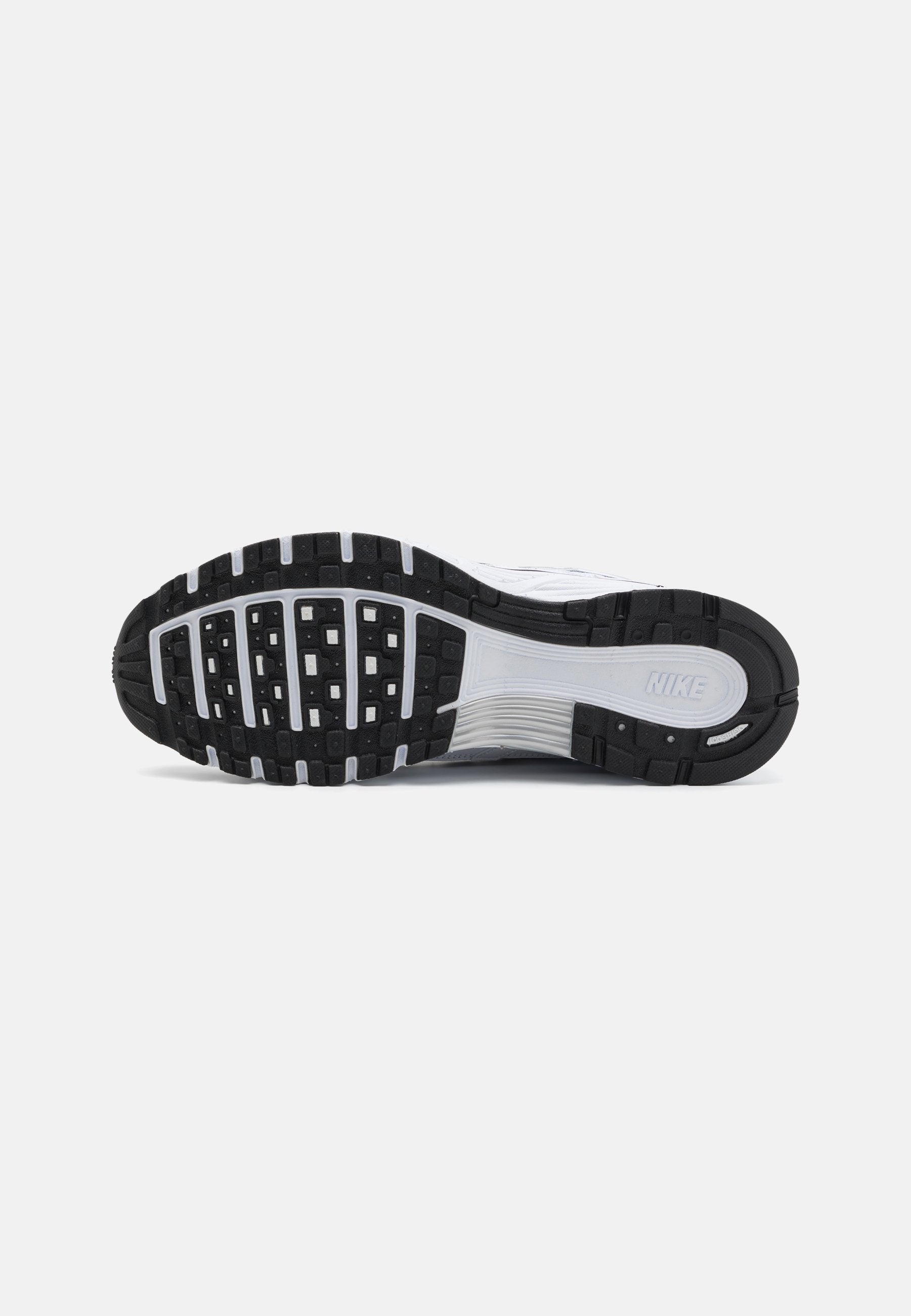 P 6000 UNISEX - Trainers - white/black/metallic silver