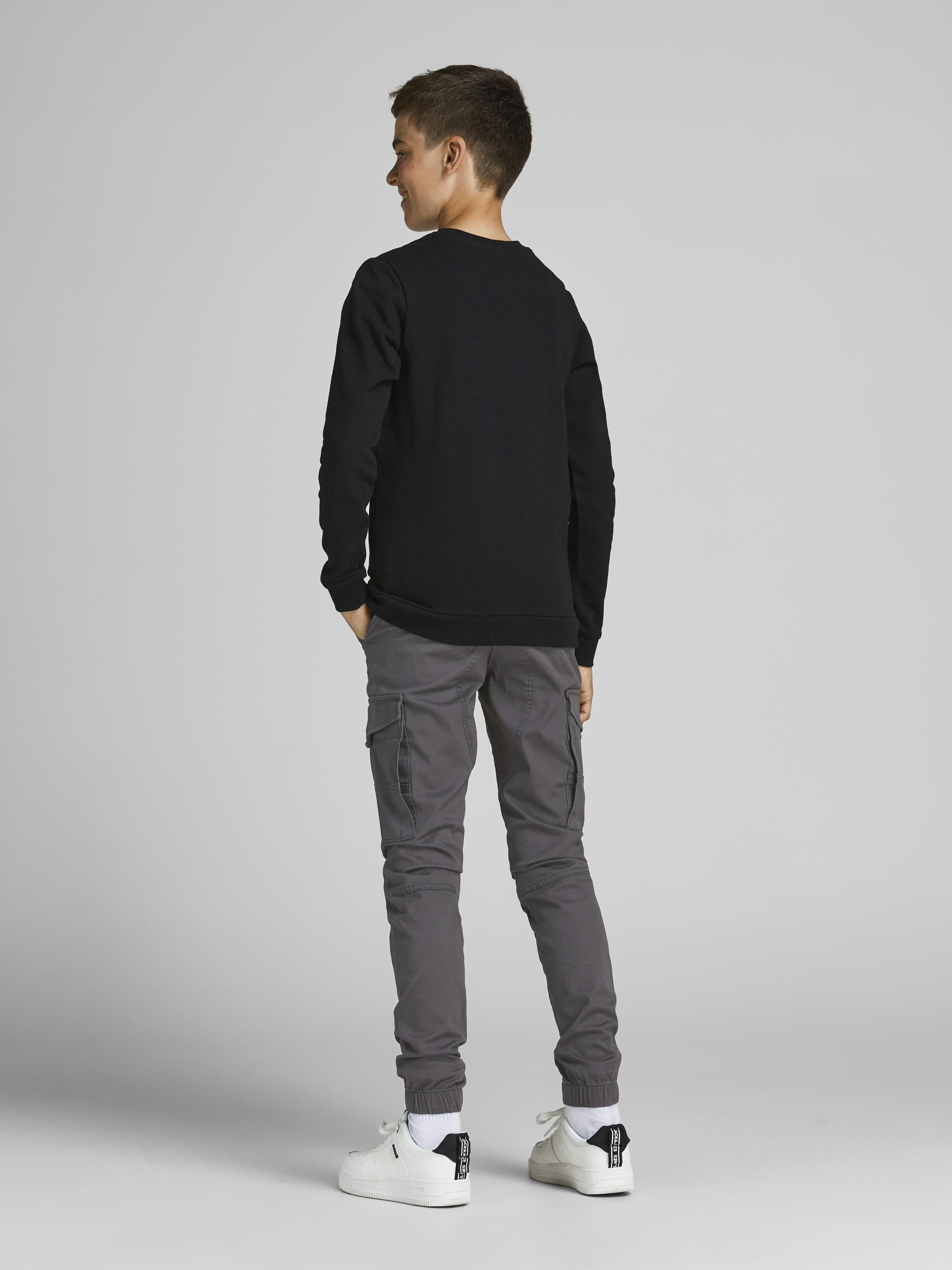 JJIPAUL JJFLAKE - Cargo trousers - asphalt