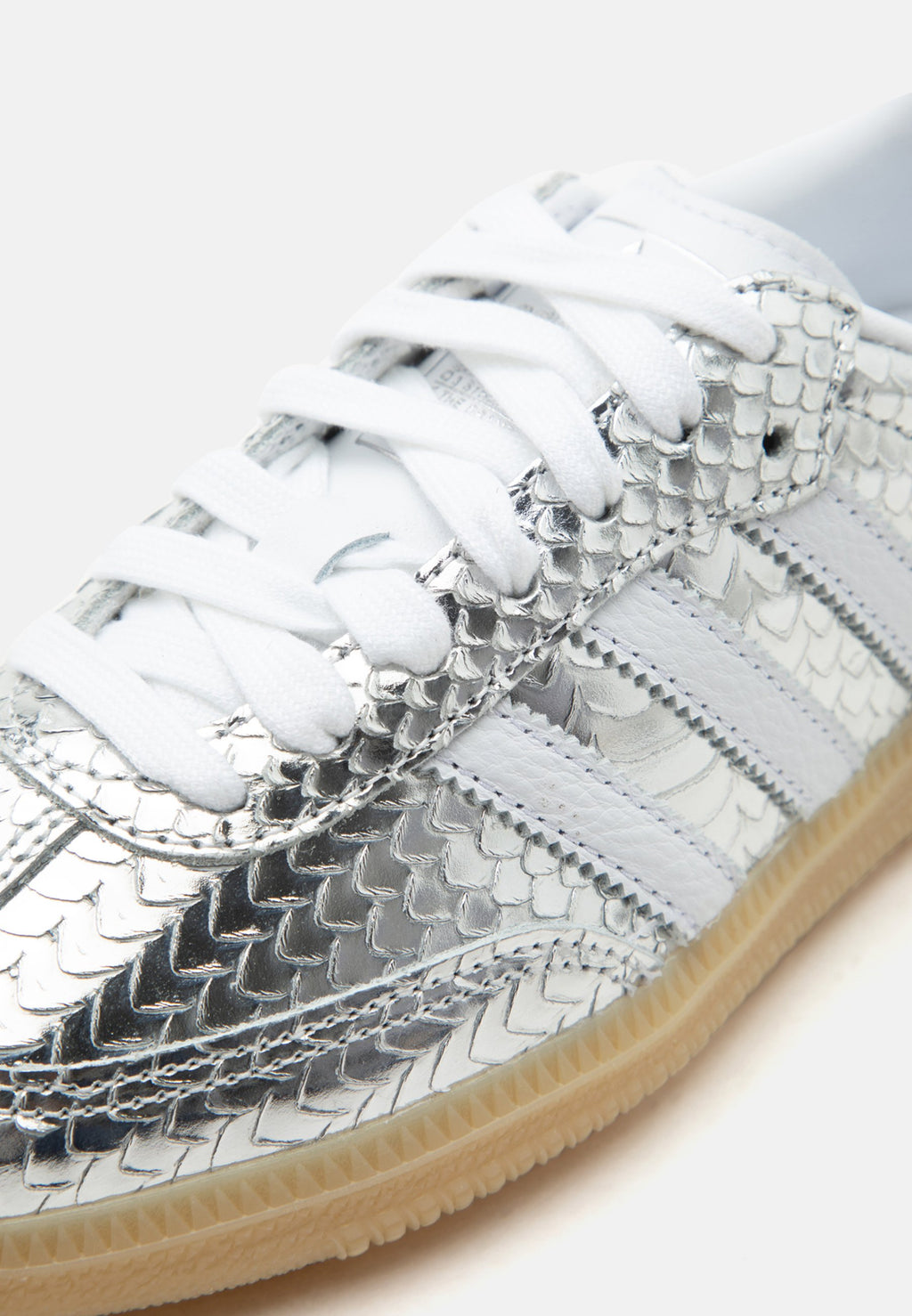 SAMBA - Trainers - silver-coloured metallic/footwear white