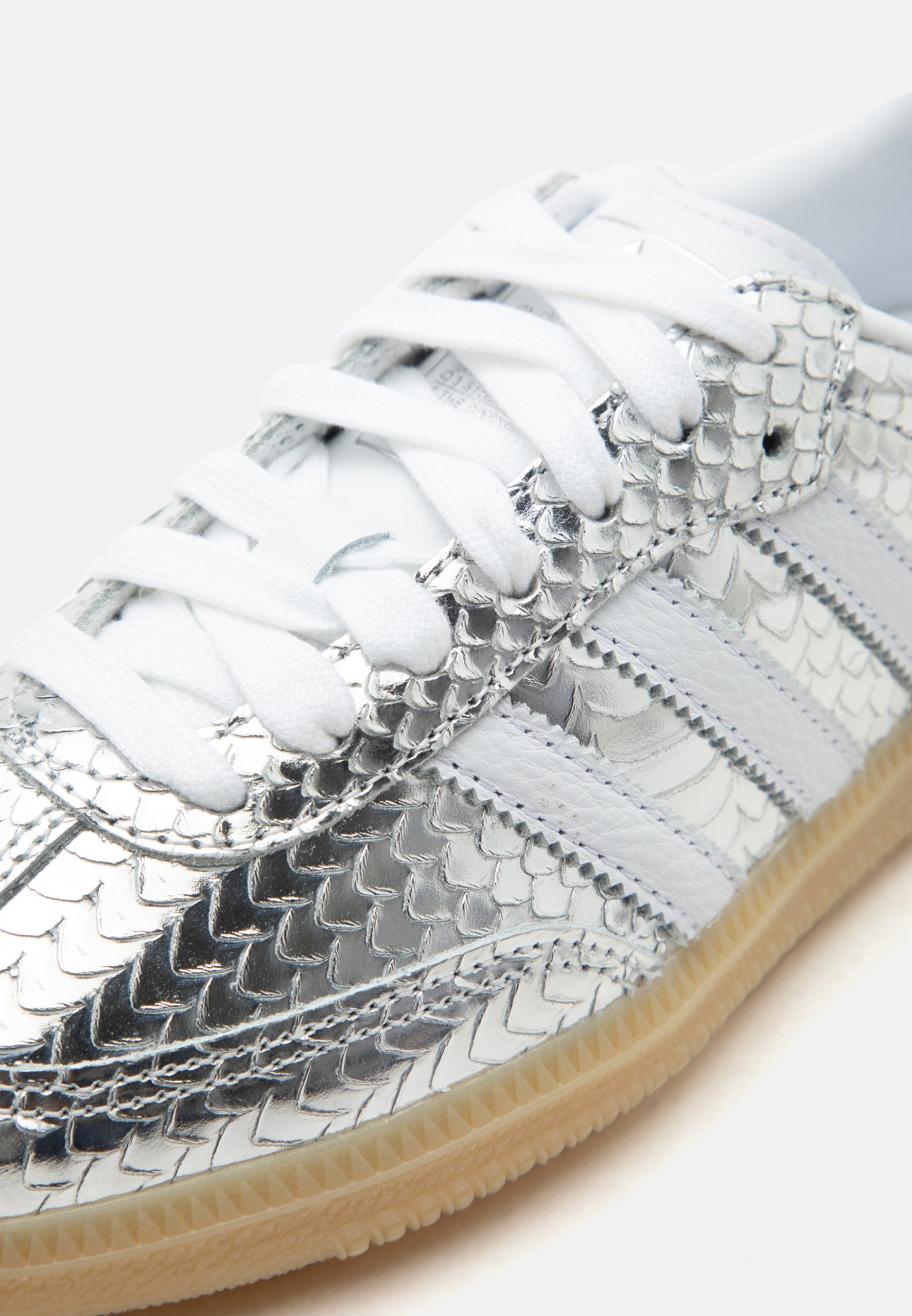 SAMBA - Trainers - silver-coloured metallic/footwear white