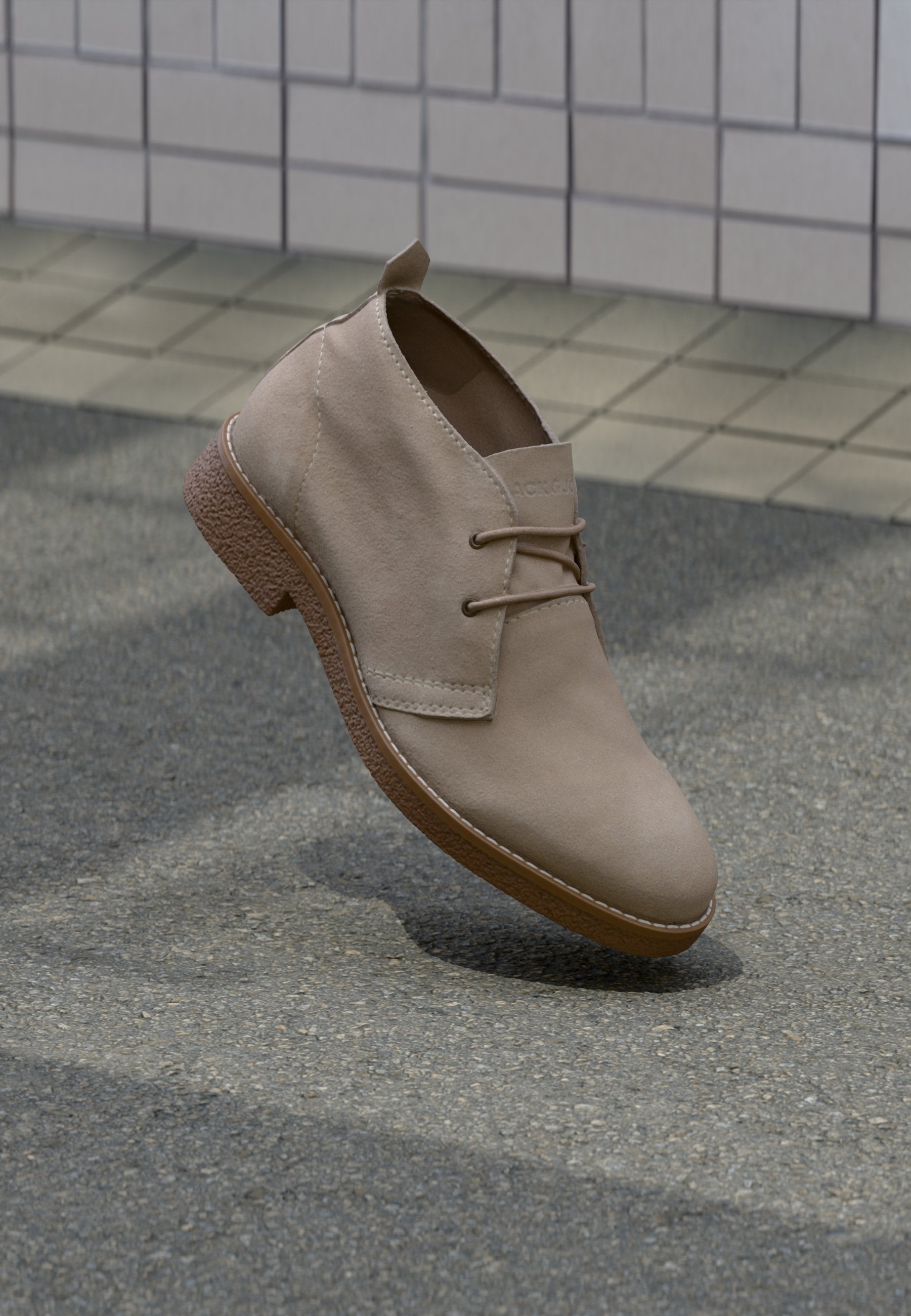 JFWHELSINKI DESERT BOOT - Casual lace-ups - plaza taupe