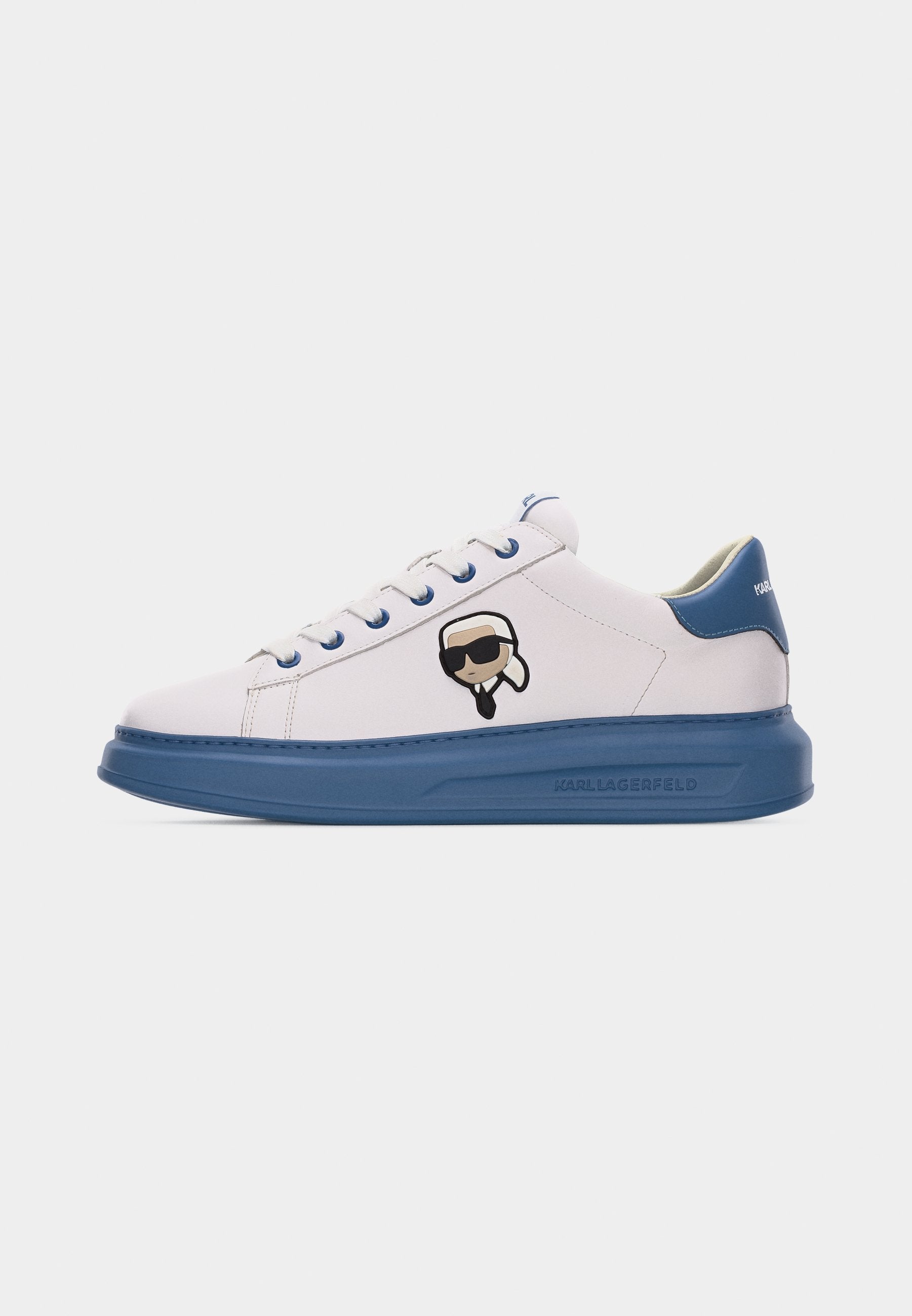 KAPRI MENS LACE - Trainers - white/blue
