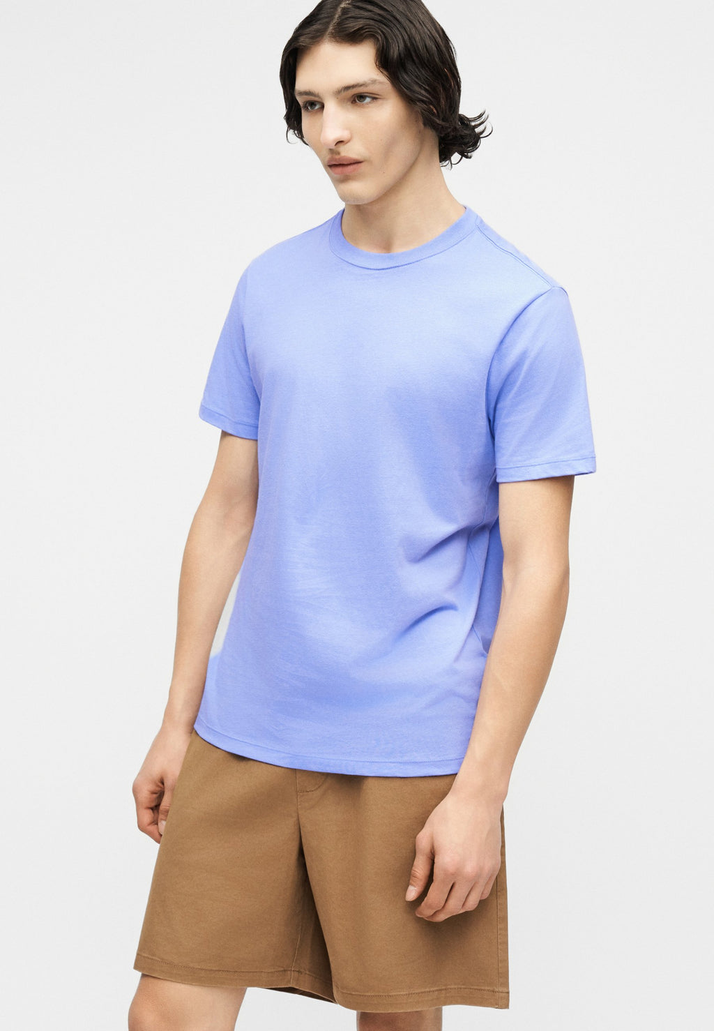 EVERYDAY SOFT CREW  - Basic T-shirt - pale periwinkle