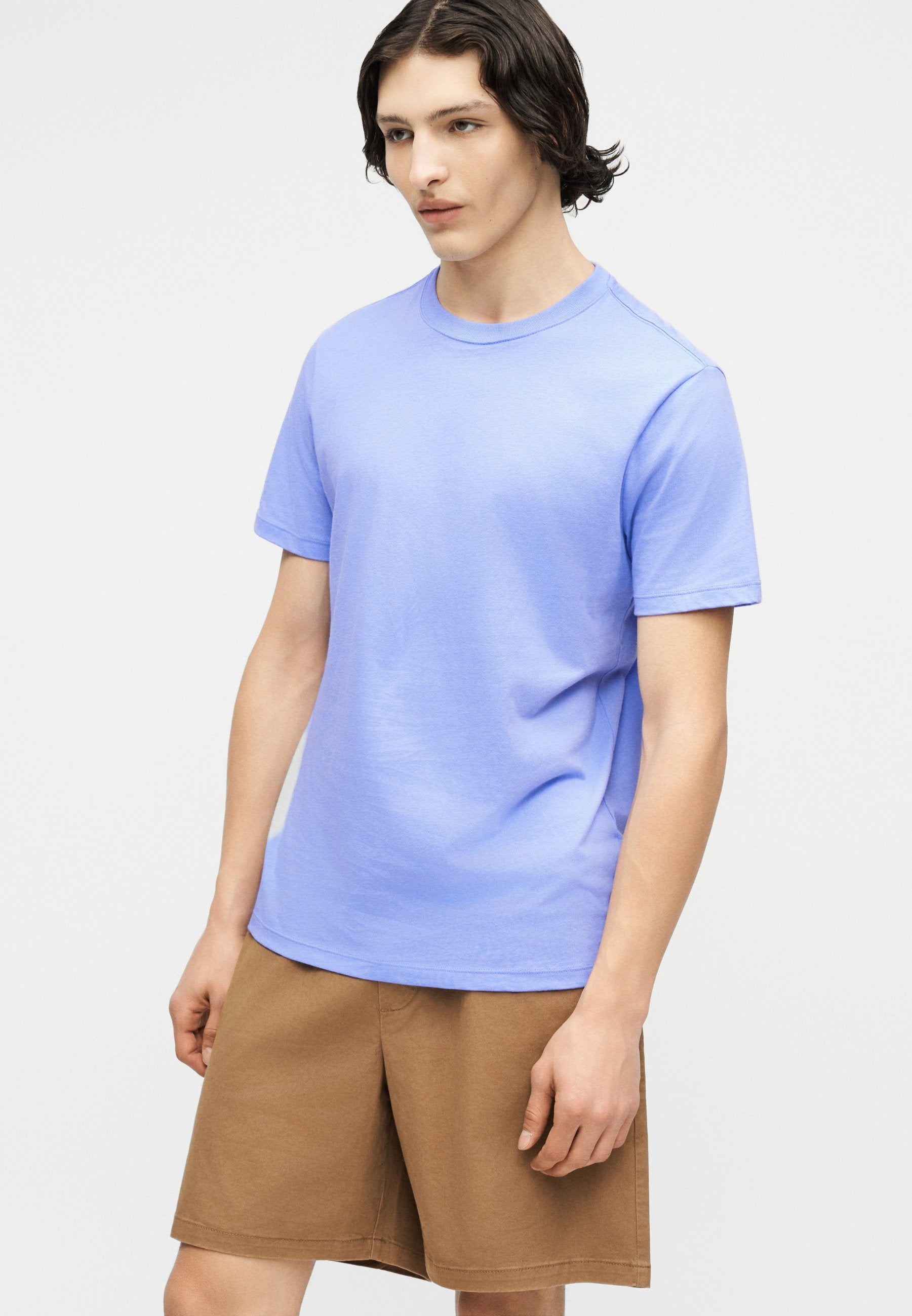 EVERYDAY SOFT CREW  - Basic T-shirt - pale periwinkle