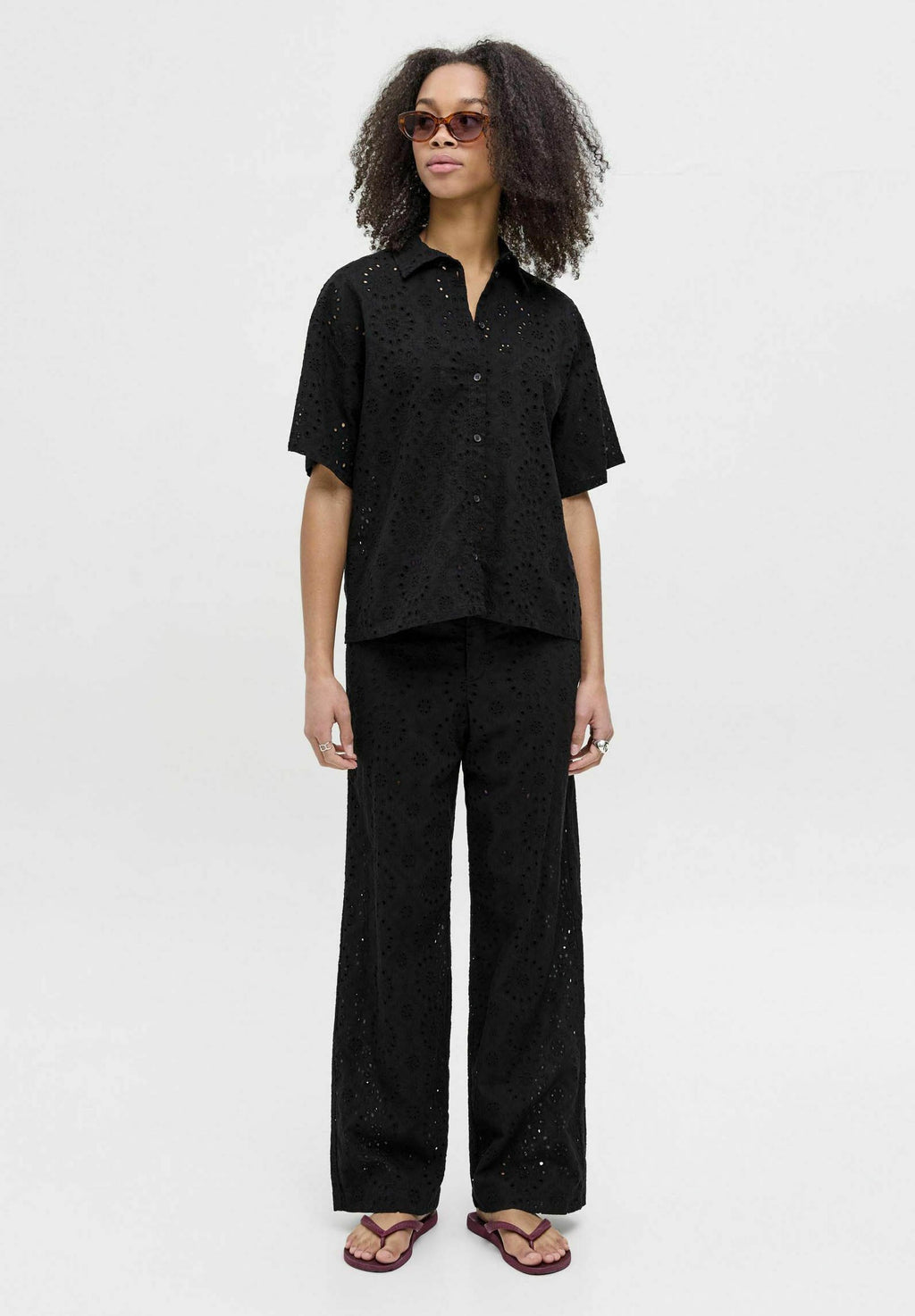 JXLAYLA - Trousers - black