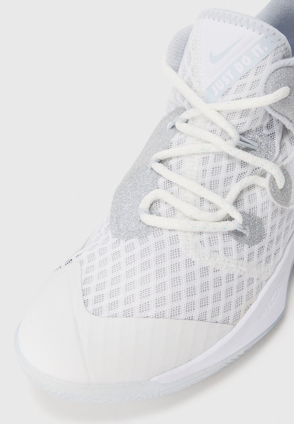 ZOOM HYPERSPEED COURT SE UNISEX - Volleyball shoes - summit white/black/pure platinum-coloured