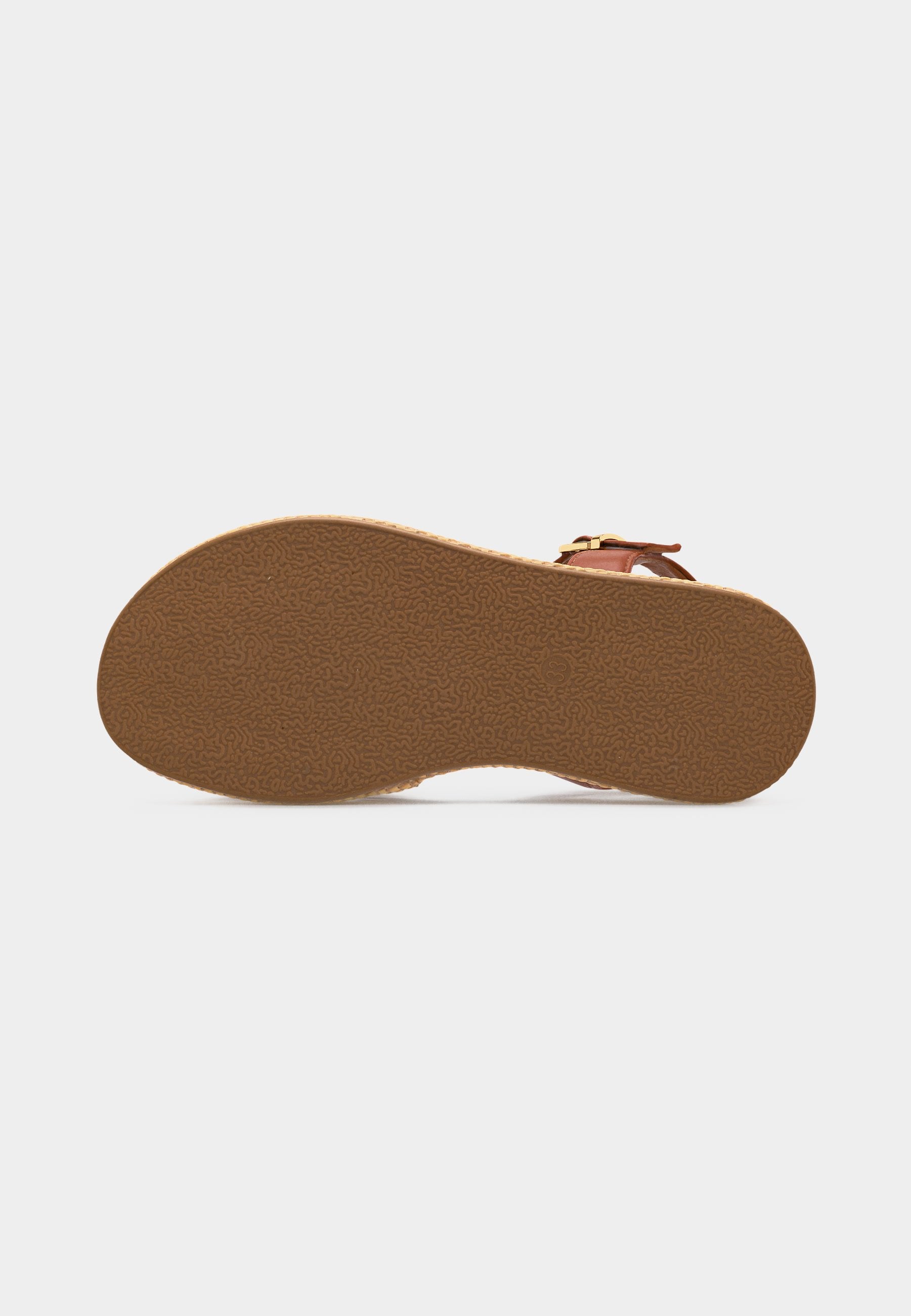 ERIKA - Sandals - tobacco