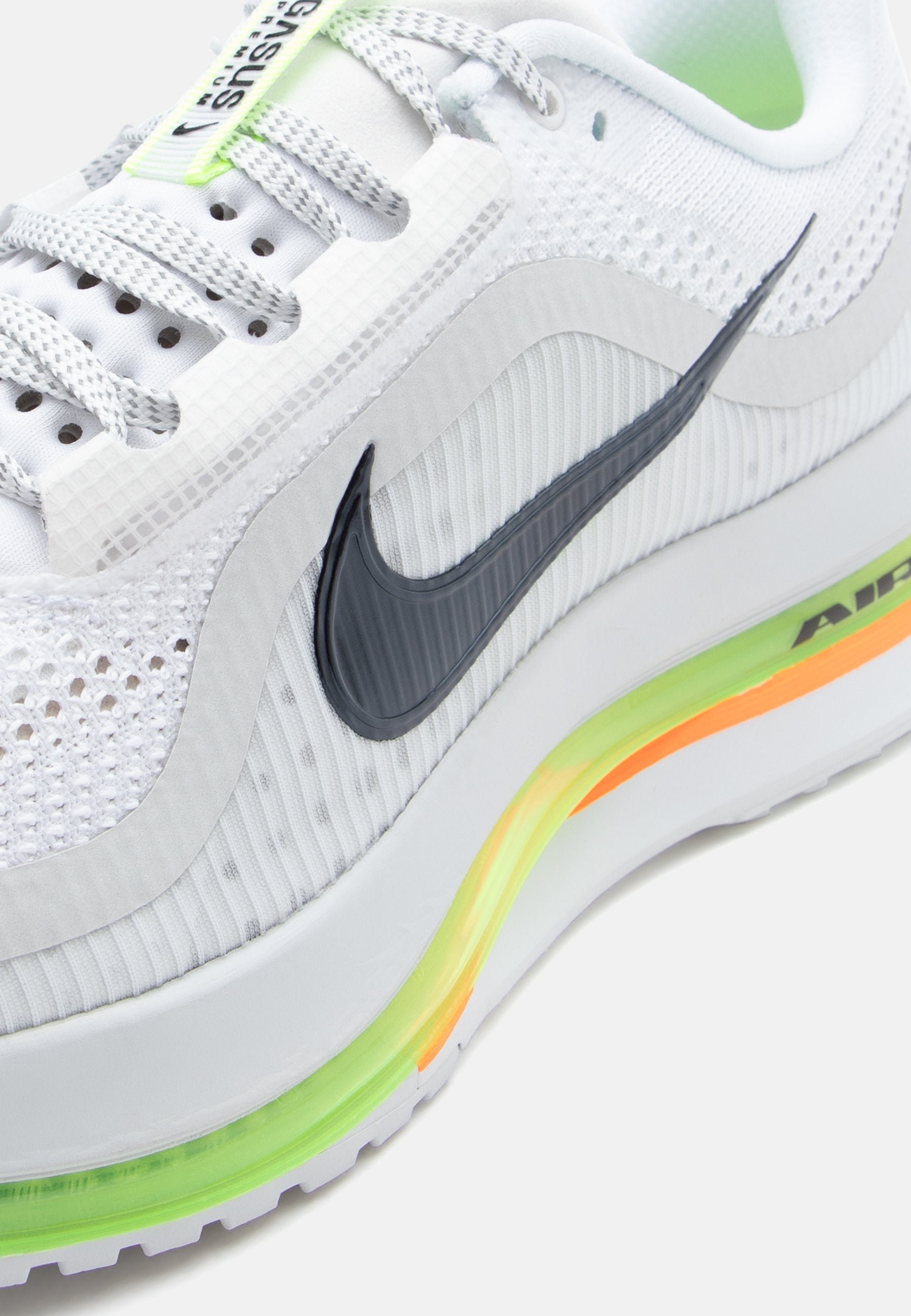 PEGASUS PREMIUM - Road running shoes - white/black/off white/volt/volt ice/total orange