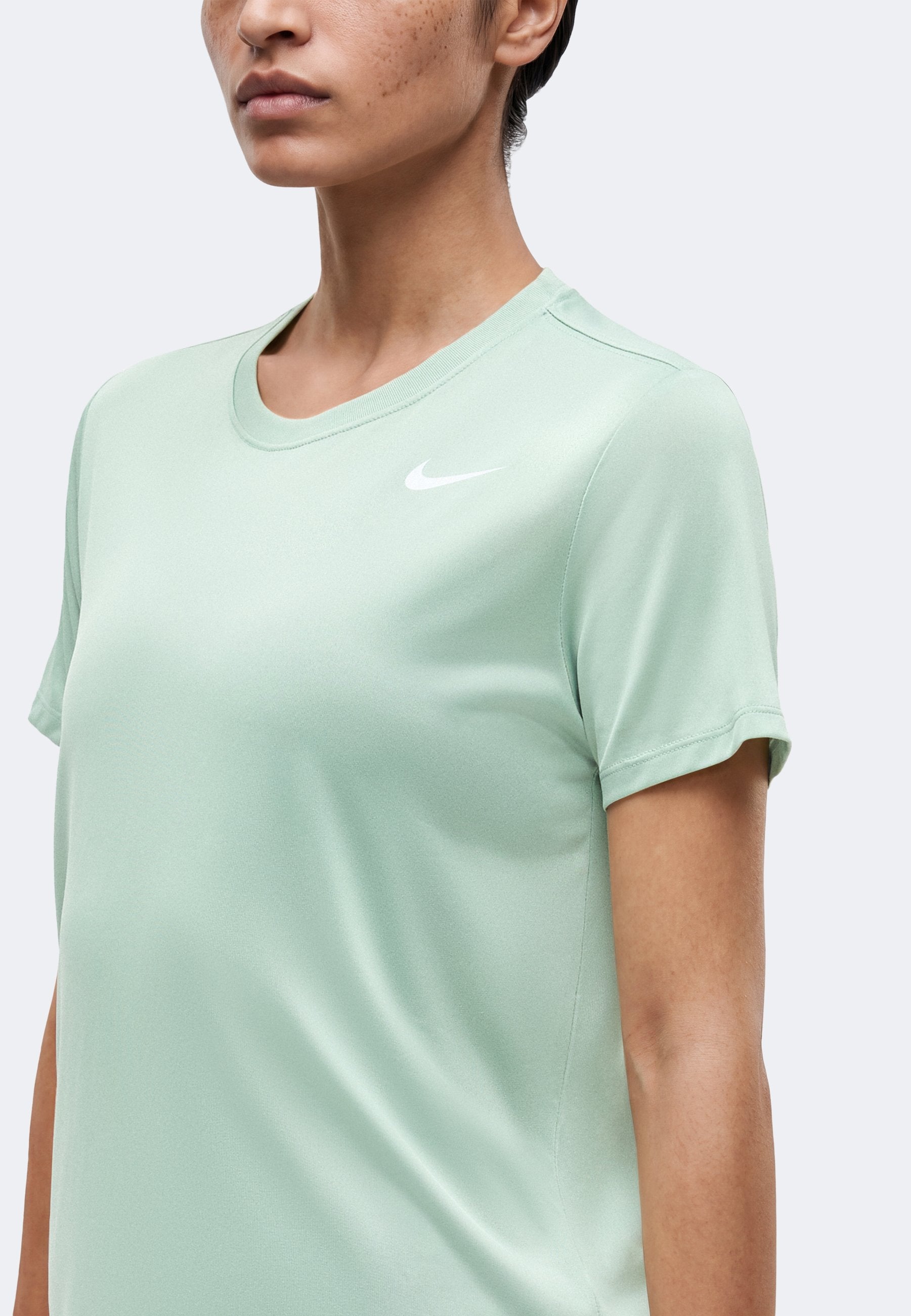 TEE - Sports T-shirt - steam/white