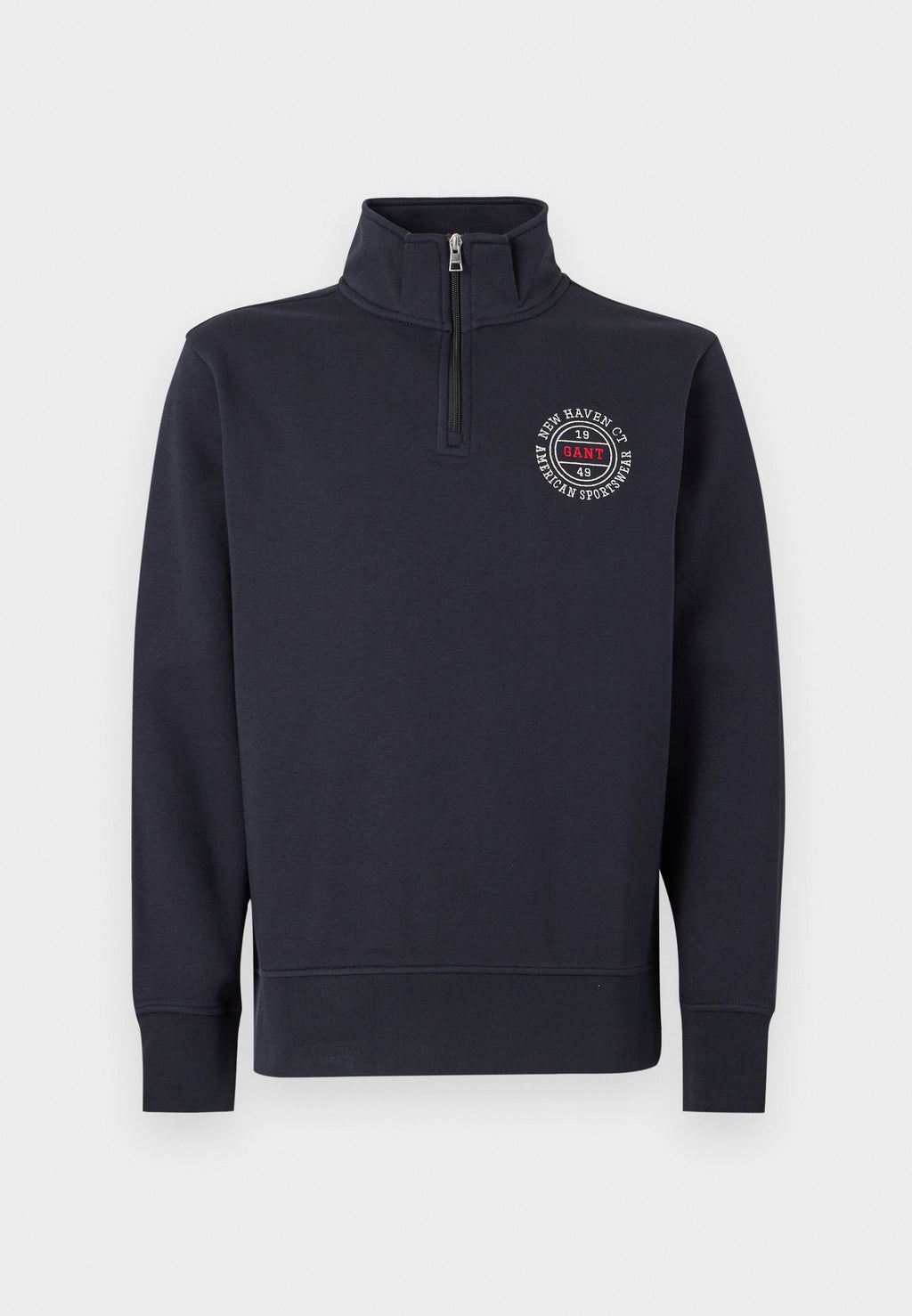 GRAPHIC HALF ZIP - Sweatshirt - evening blue