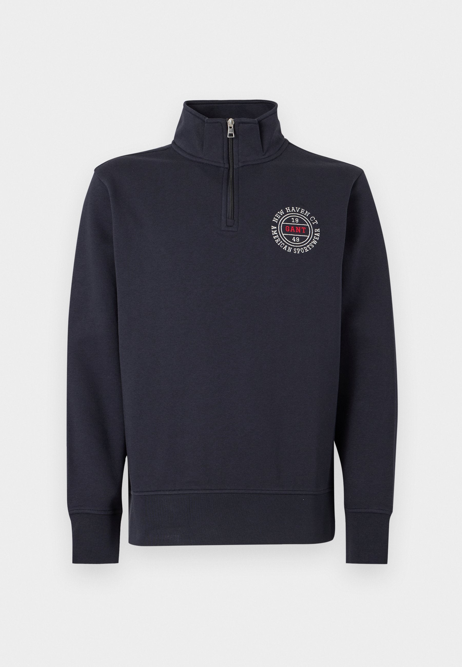 GRAPHIC HALF ZIP - Sweatshirt - evening blue