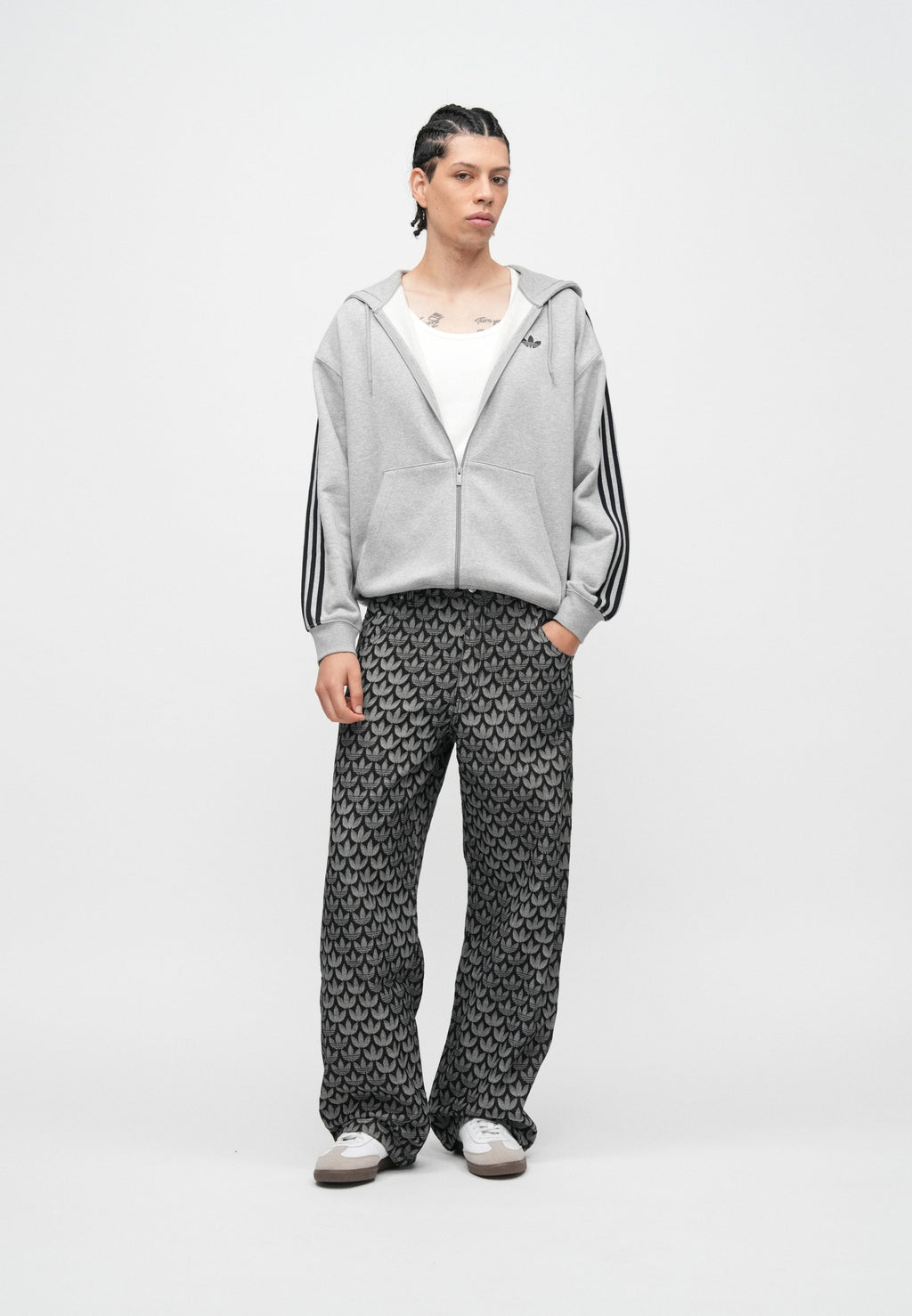 MONOGRAM PANT - Relaxed fit jeans - black