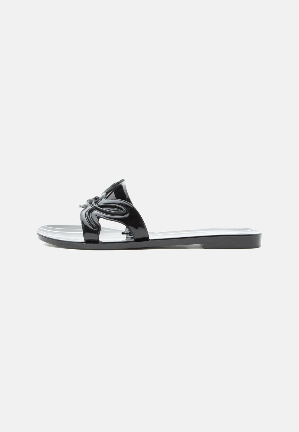 SIGNATURE STRIPES - Mules - black/white