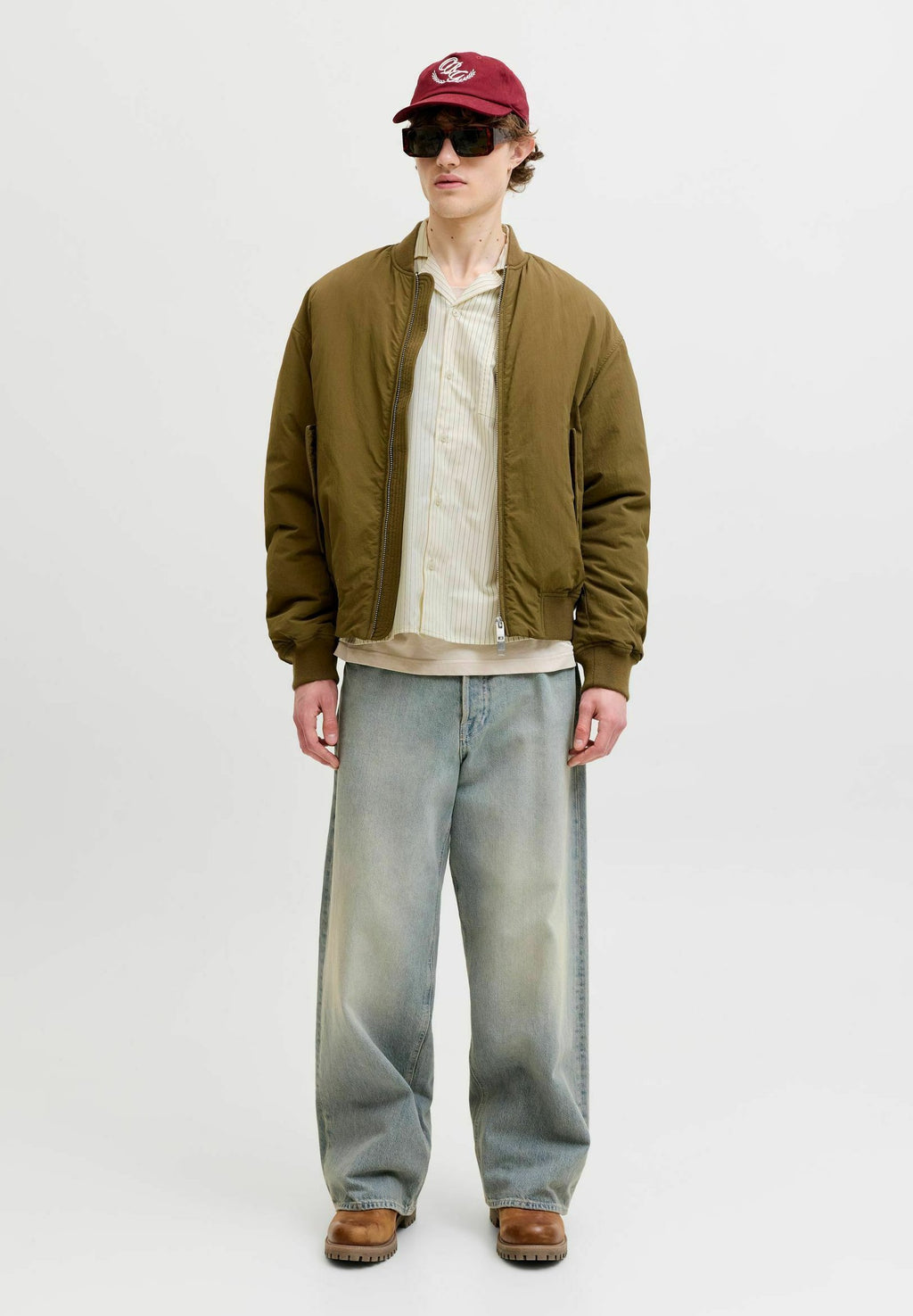 HAWAII-HEMD LOOSE FIT HAWAII-HEMD - Shirt - cloud dancer