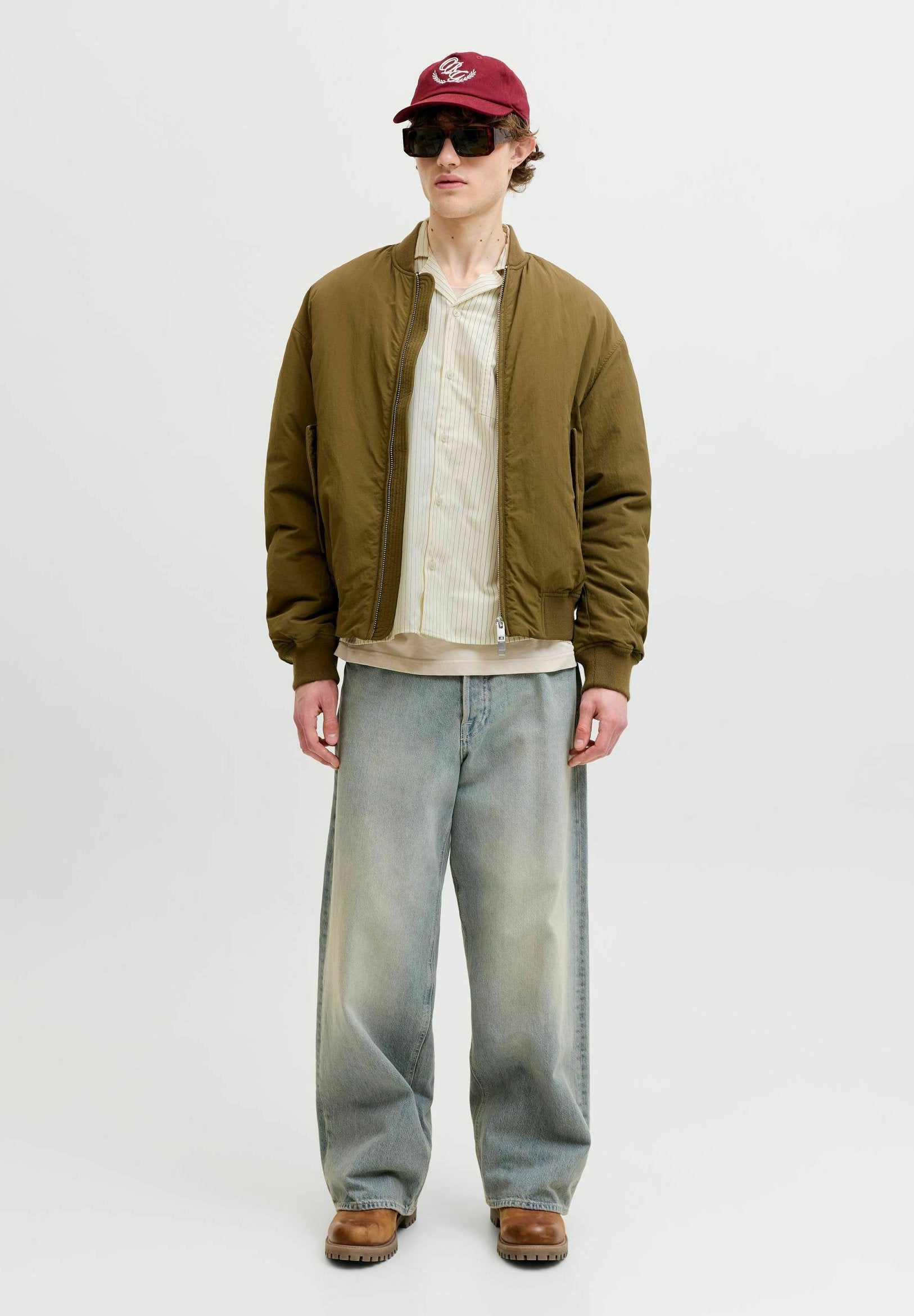 HAWAII-HEMD LOOSE FIT HAWAII-HEMD - Shirt - cloud dancer