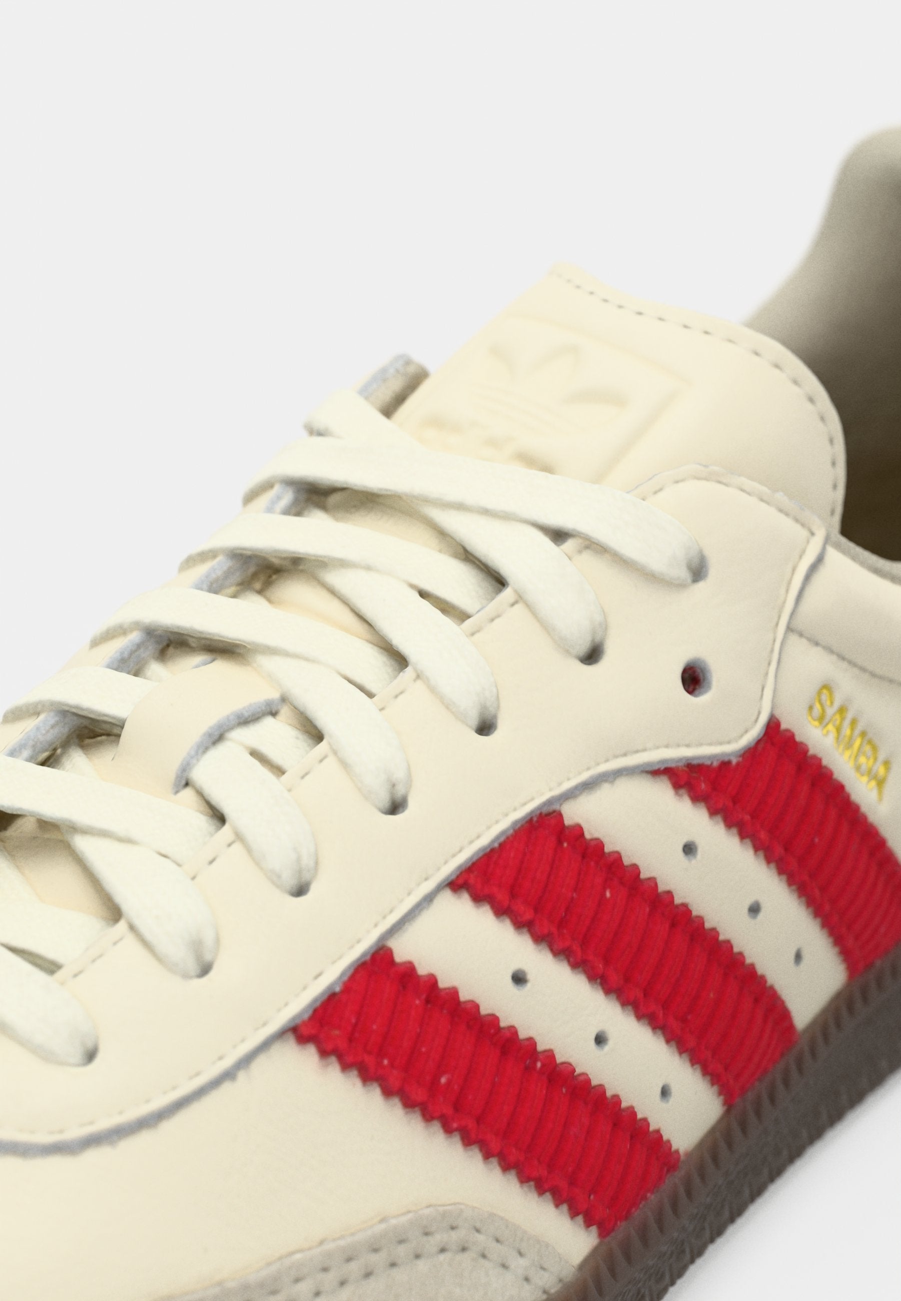 SAMBA OG UNISEX - Trainers - off white/better scarlet