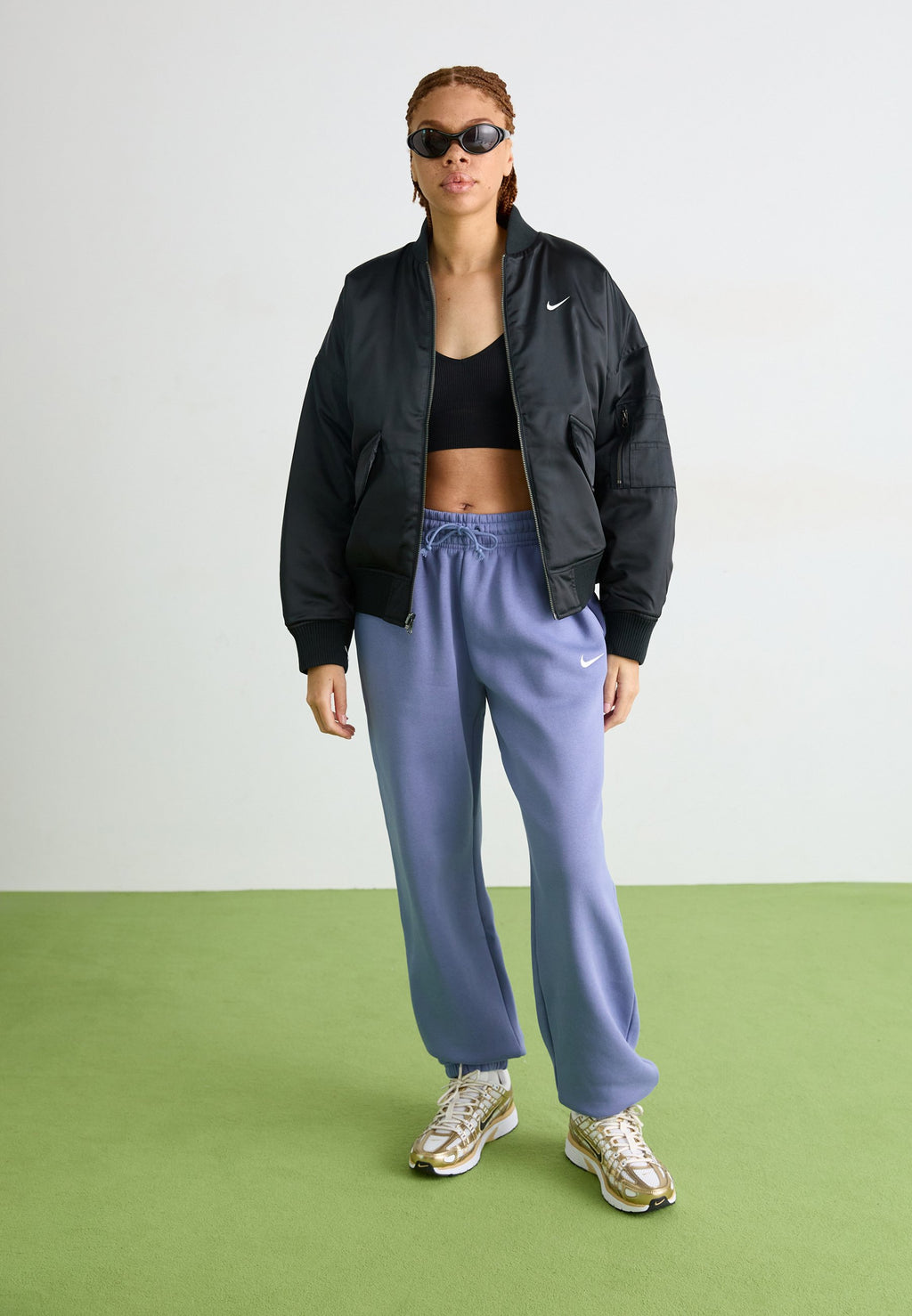 Bomber Jacket - black/medium ash/sail