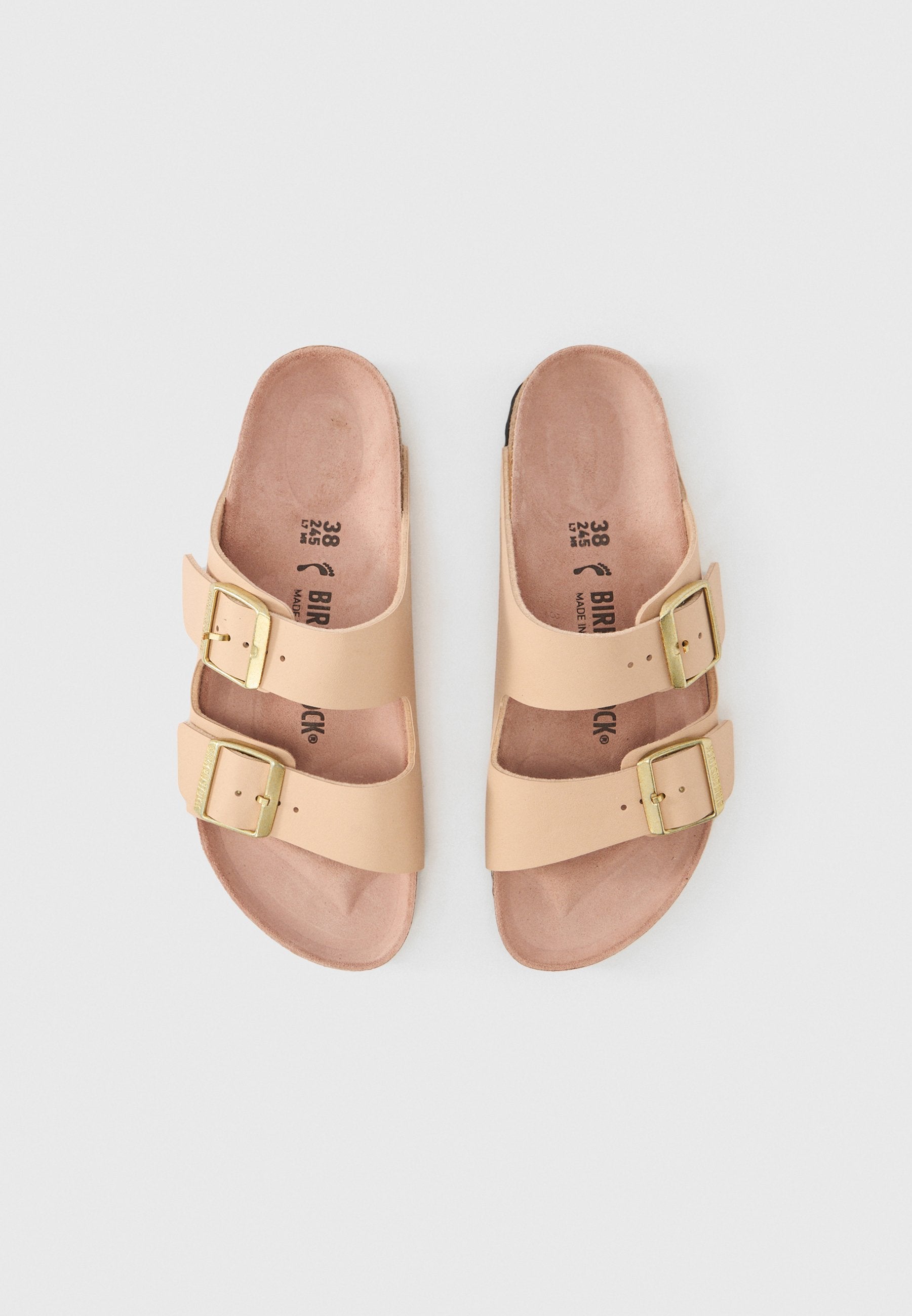 ARIZONA BF TRIPLES NEW BEIGE/PINK CLAYN REGULAR - Sandals - triples new beige/pink clay