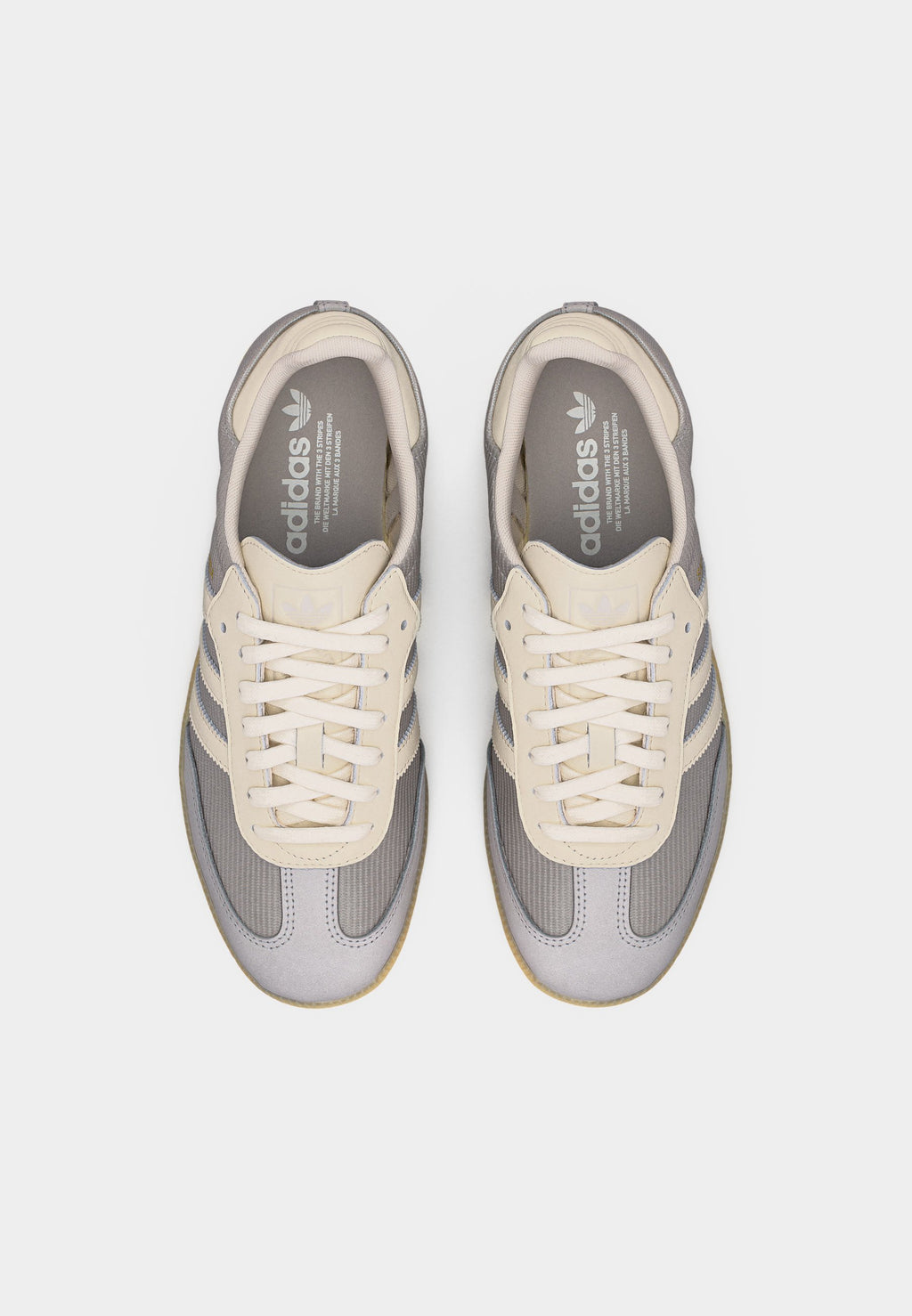 SAMBA OG UNISEX - Baskets - deux gris/blanc craie/strata de sable