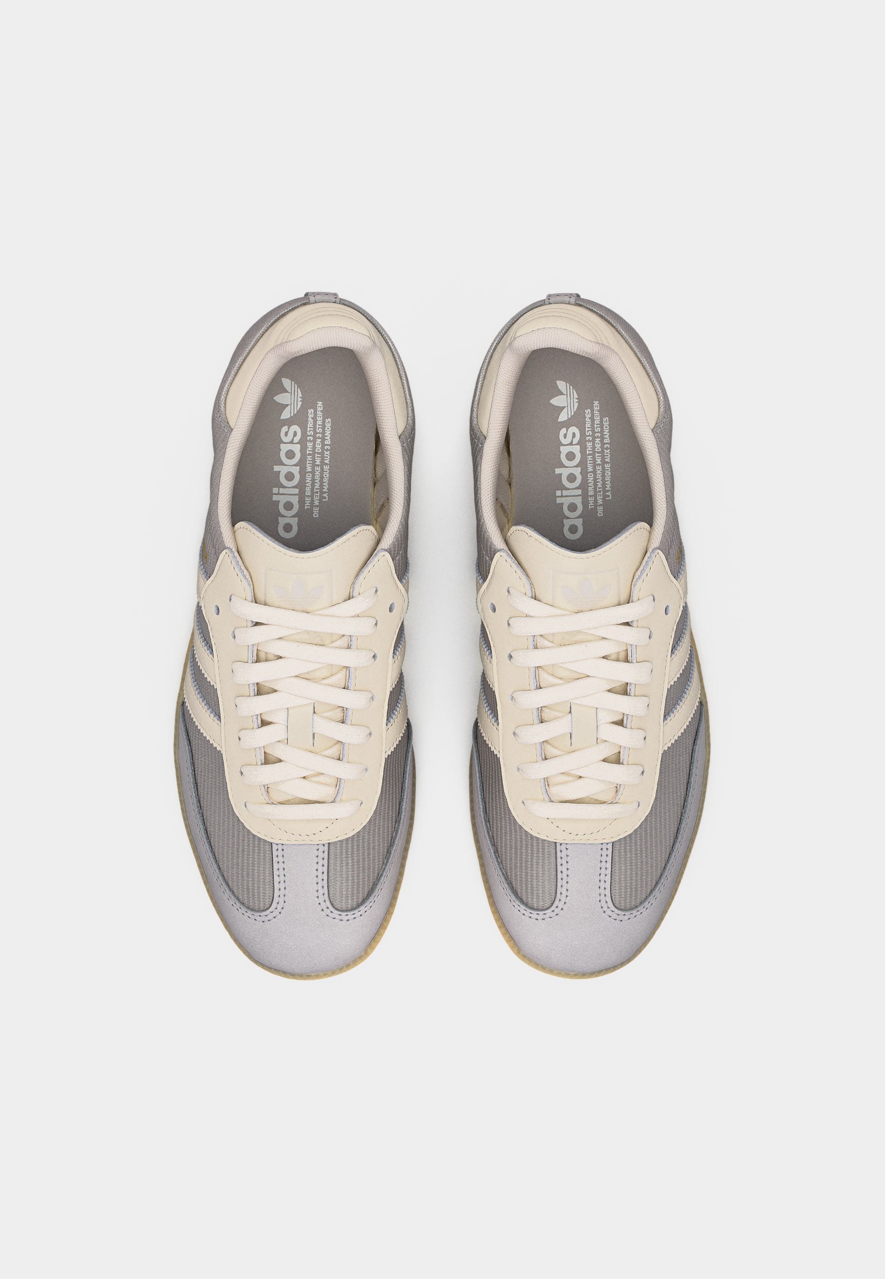 SAMBA OG UNISEX - Baskets - deux gris/blanc craie/strata de sable