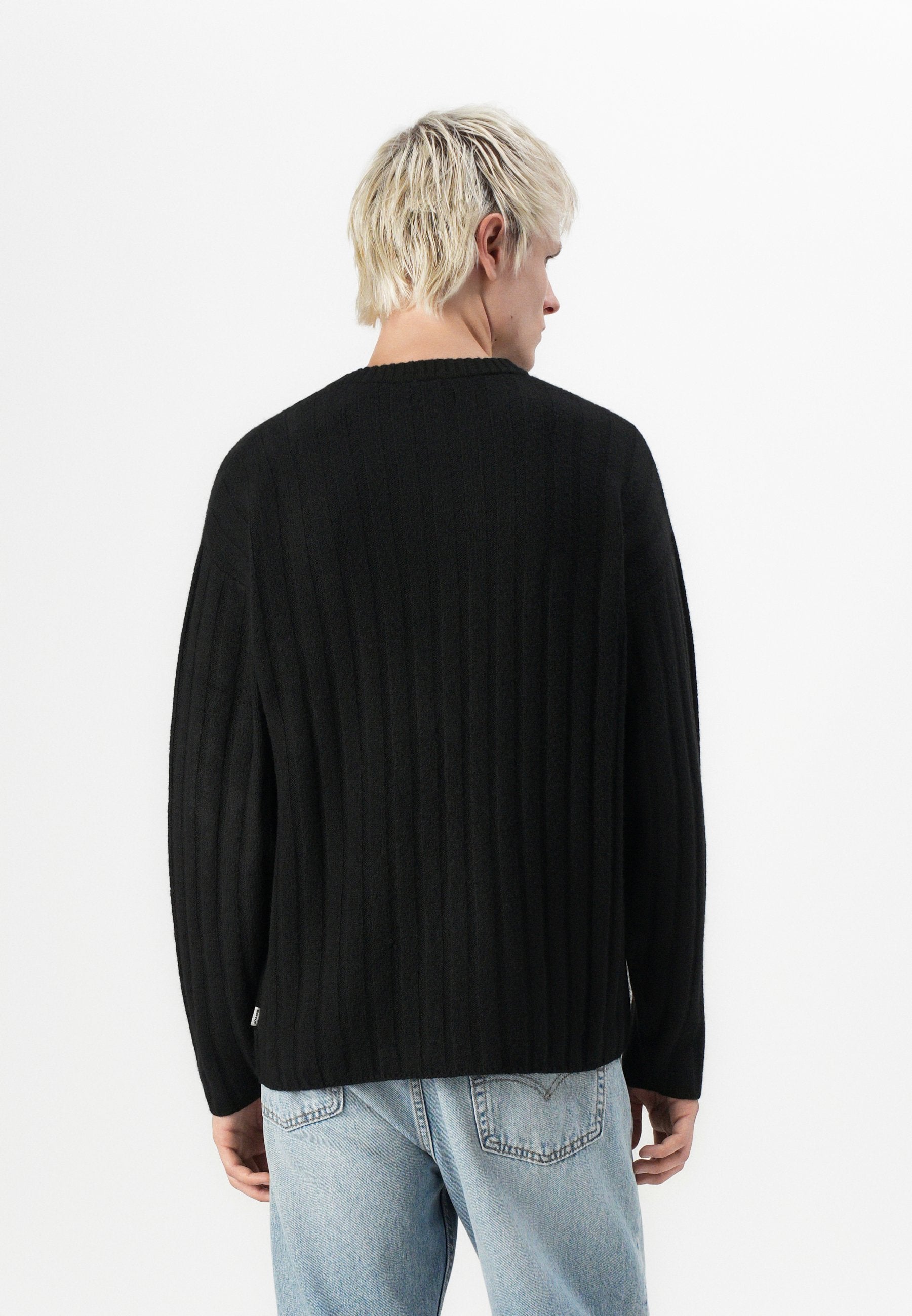 Knitted Knitted - Jumper - black