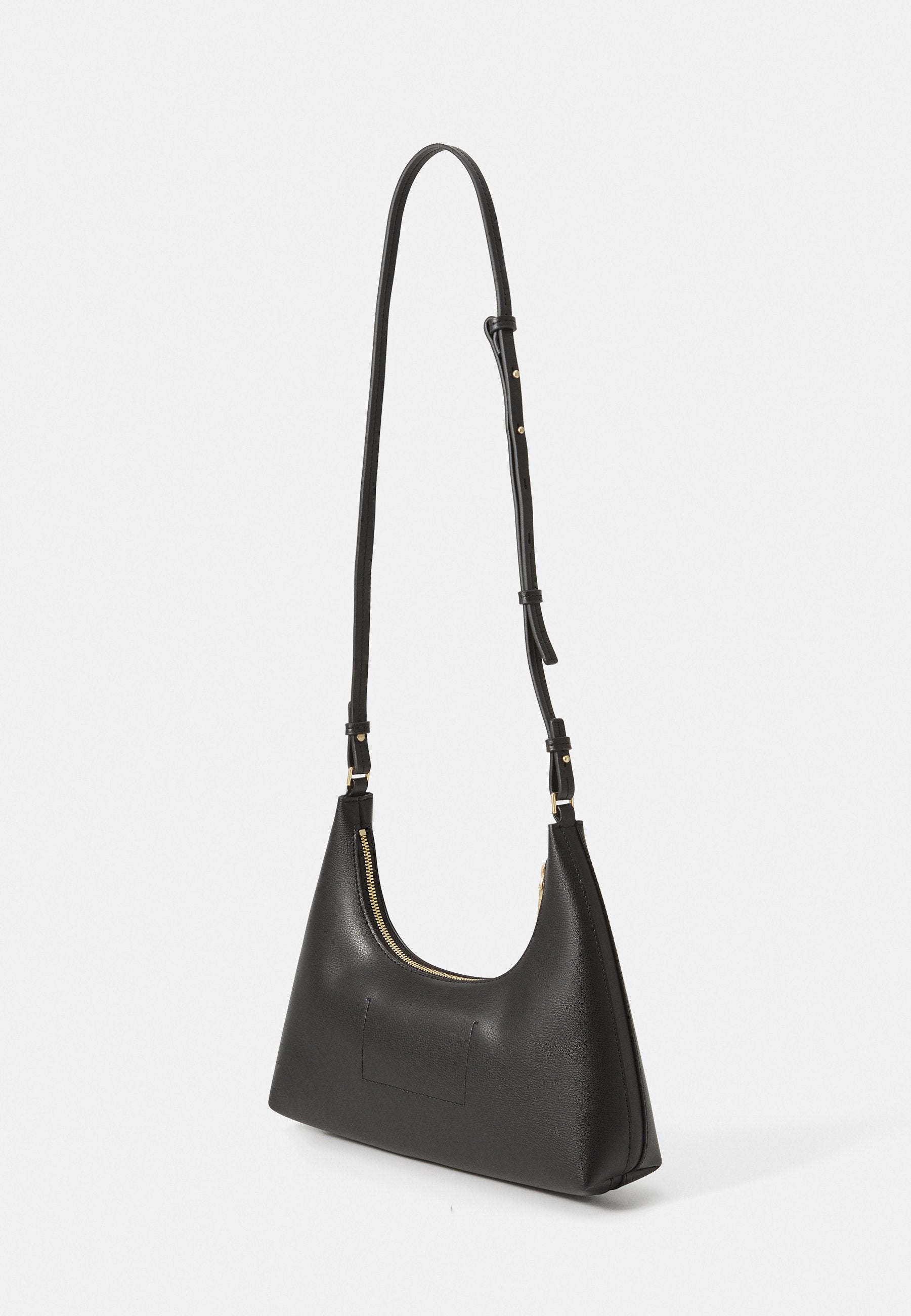 FOIL LOGO - Handbag - black/toasted coconut