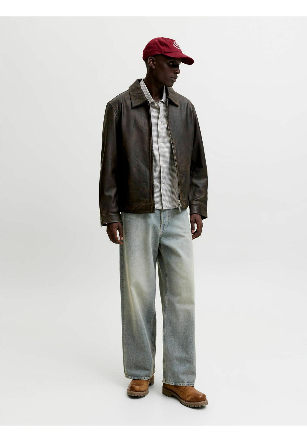 Leather Leather - Leather jacket - chocolate brown