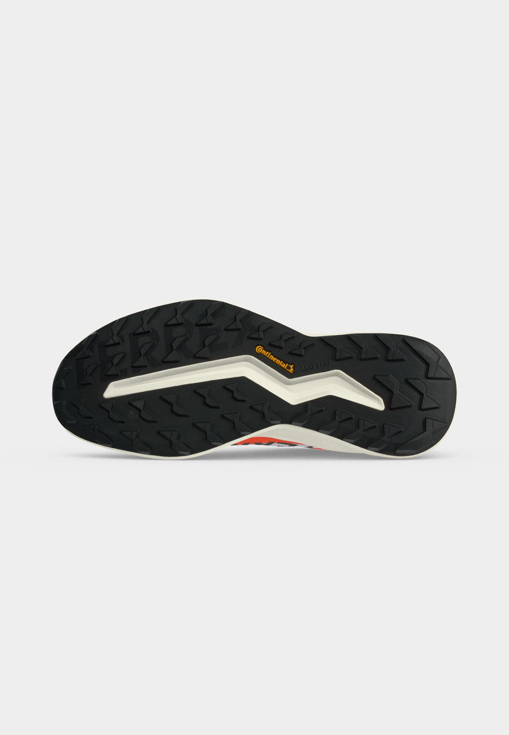 AGRAVIC LITE - Trail running shoes - footwear white/core black/impact orange