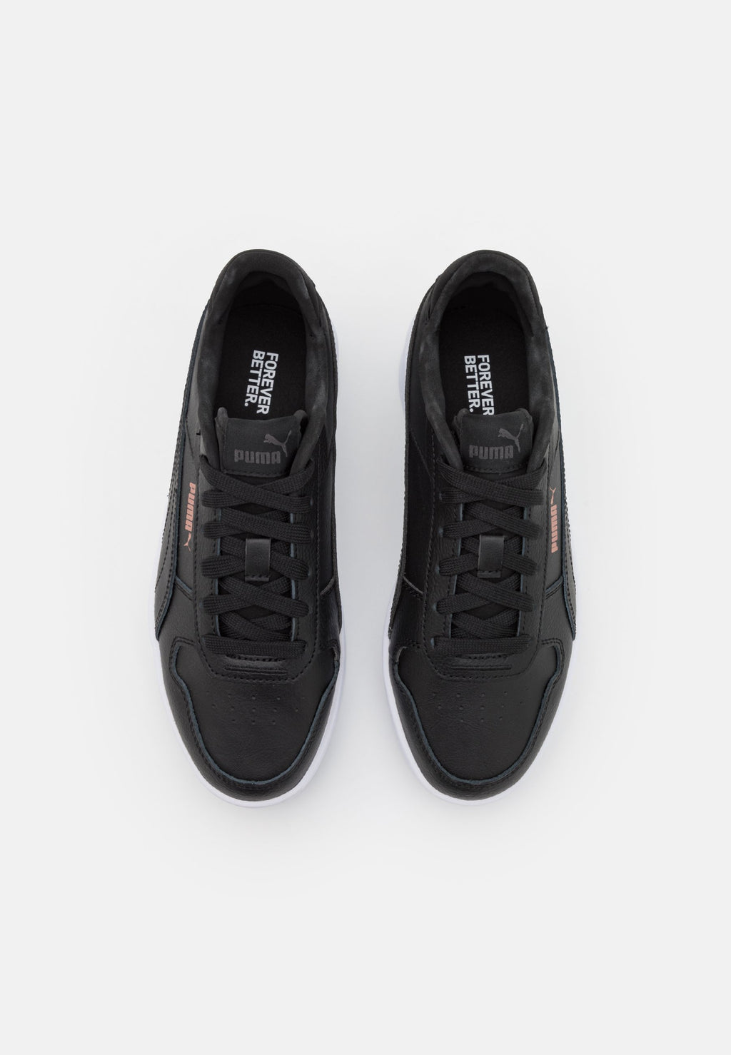 CARINA STREET - Trainers - black/rose gold/white