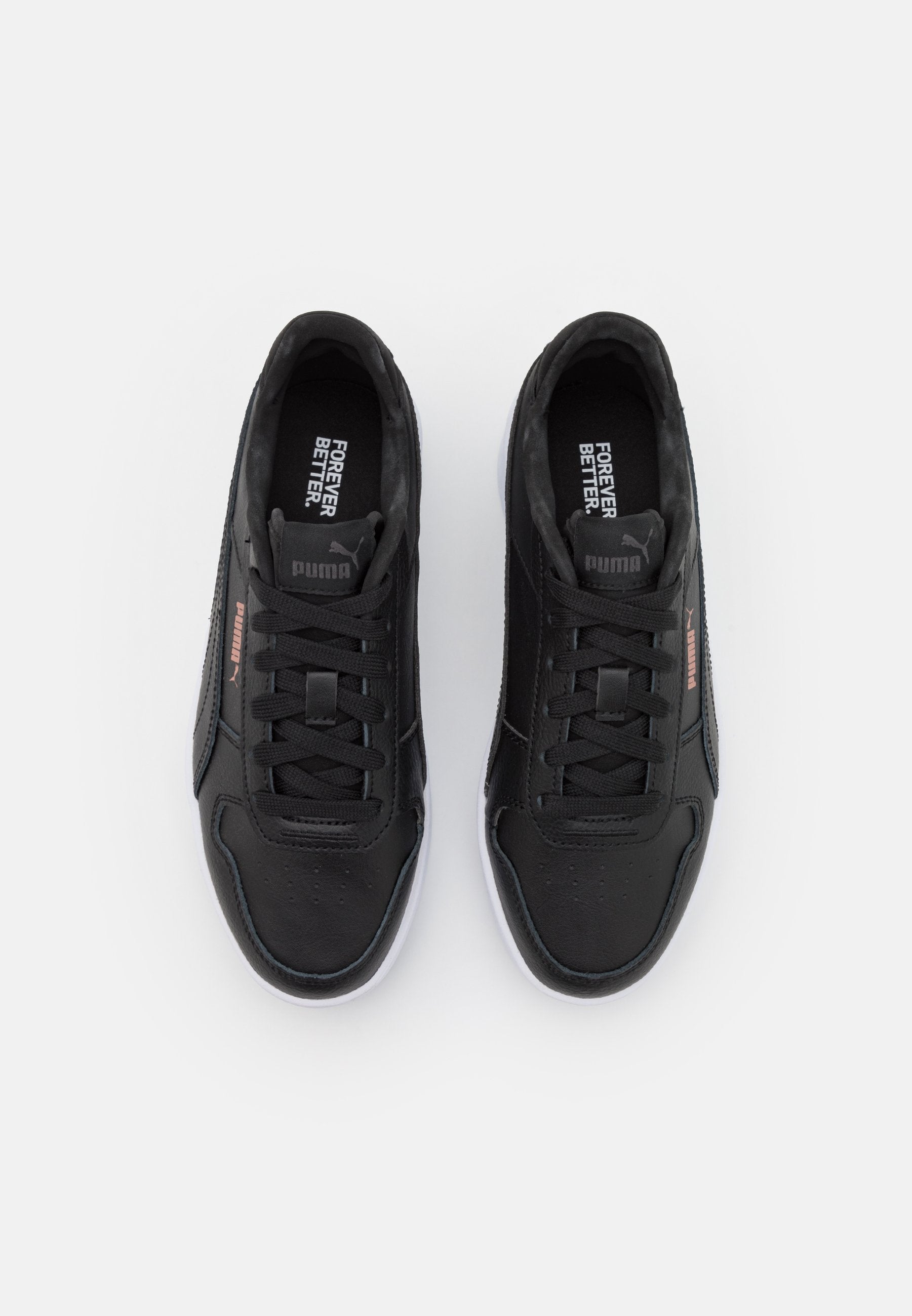 CARINA STREET - Trainers - black/rose gold/white