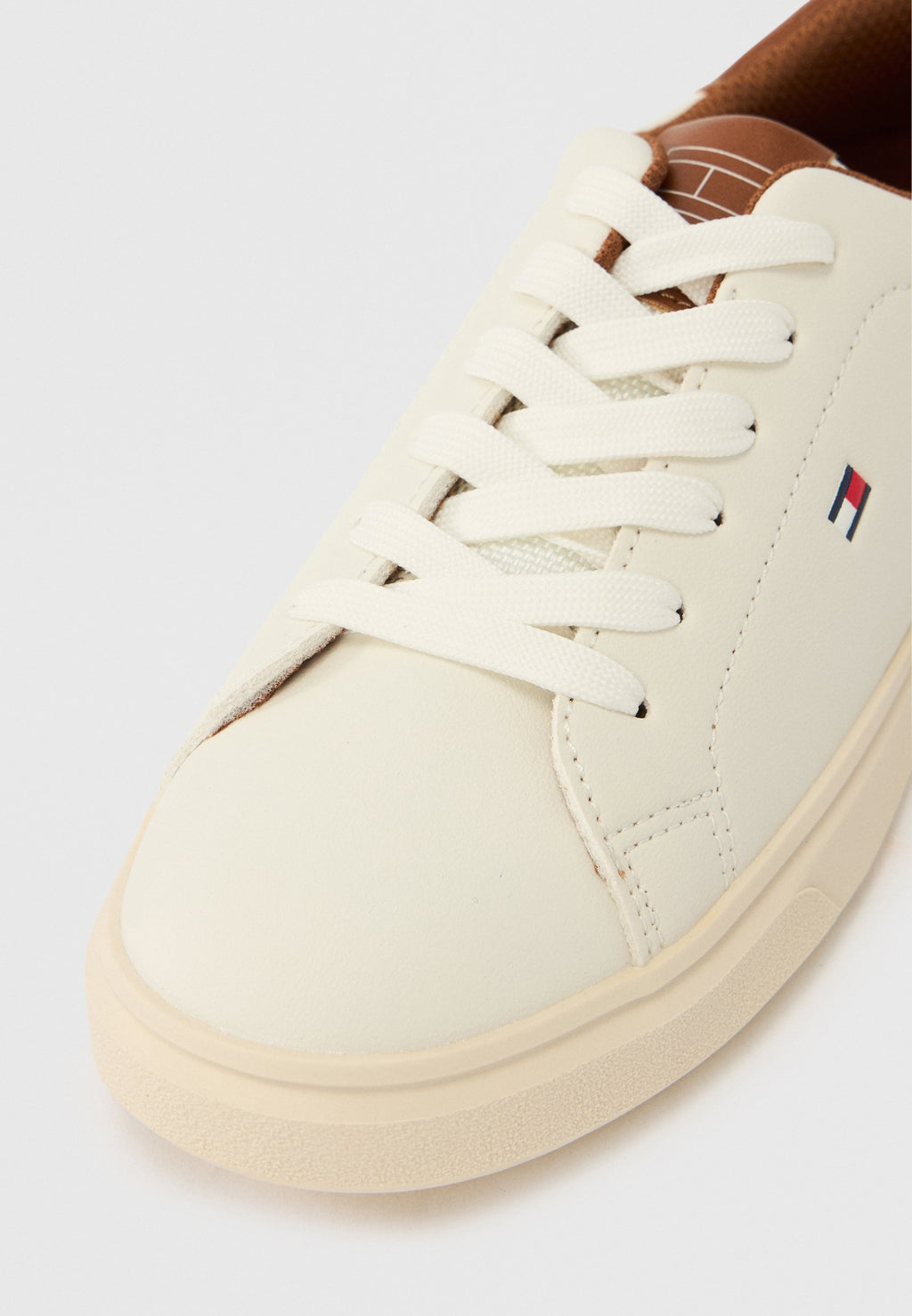 COOPER UNISEX - Trainers - off white/cognac