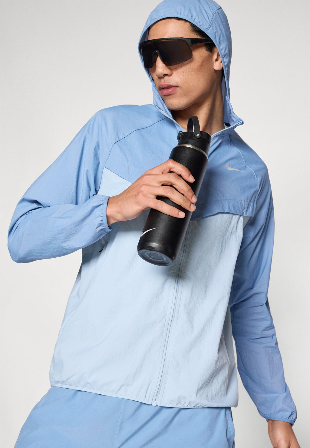 STRIDE JACKET - Windbreaker - work blue/light armory blue/reflective silver-coloured