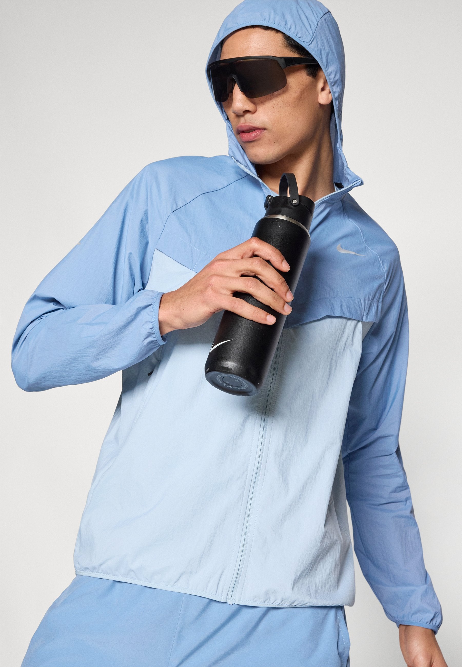 STRIDE JACKET - Windbreaker - work blue/light armory blue/reflective silver-coloured