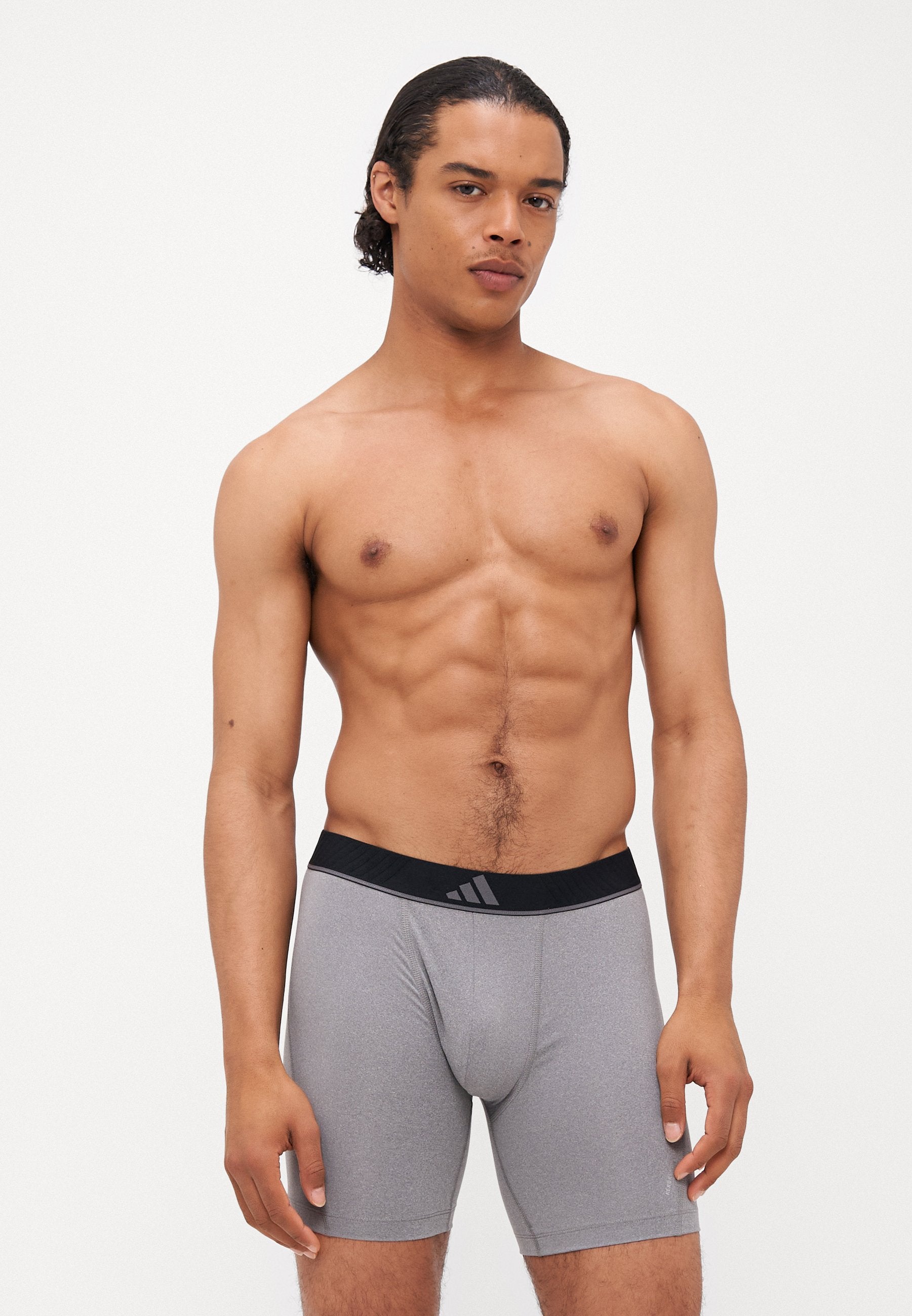 BOXER BRIEF 3 PACK - Boxer briefs - black/dark grey/grey