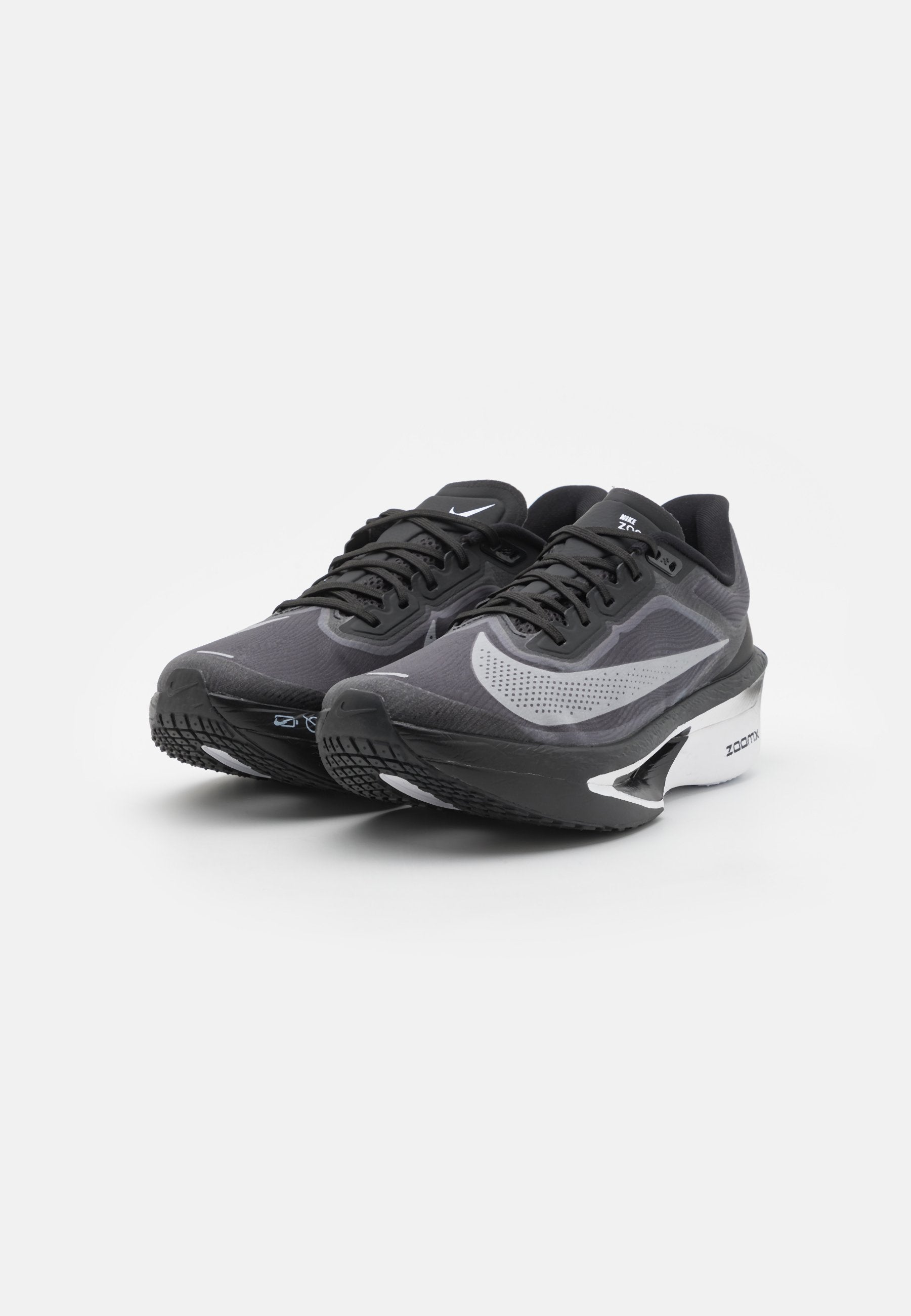 ZOOM FLY  - Road running shoes - black/white/light smoke grey