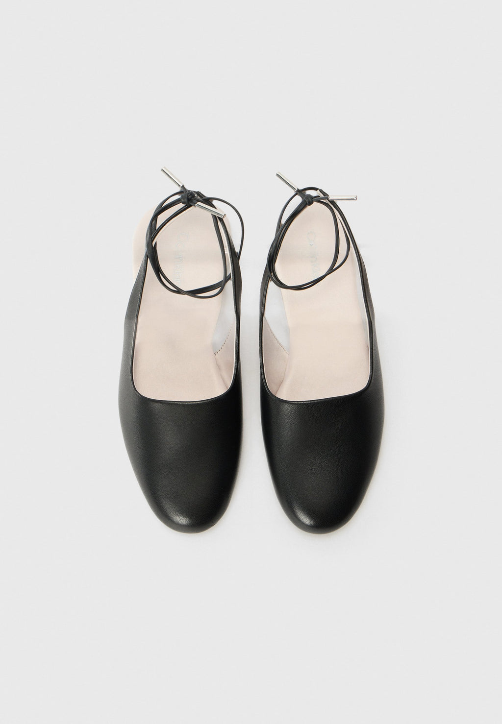 Slingback ballet pumps -  black