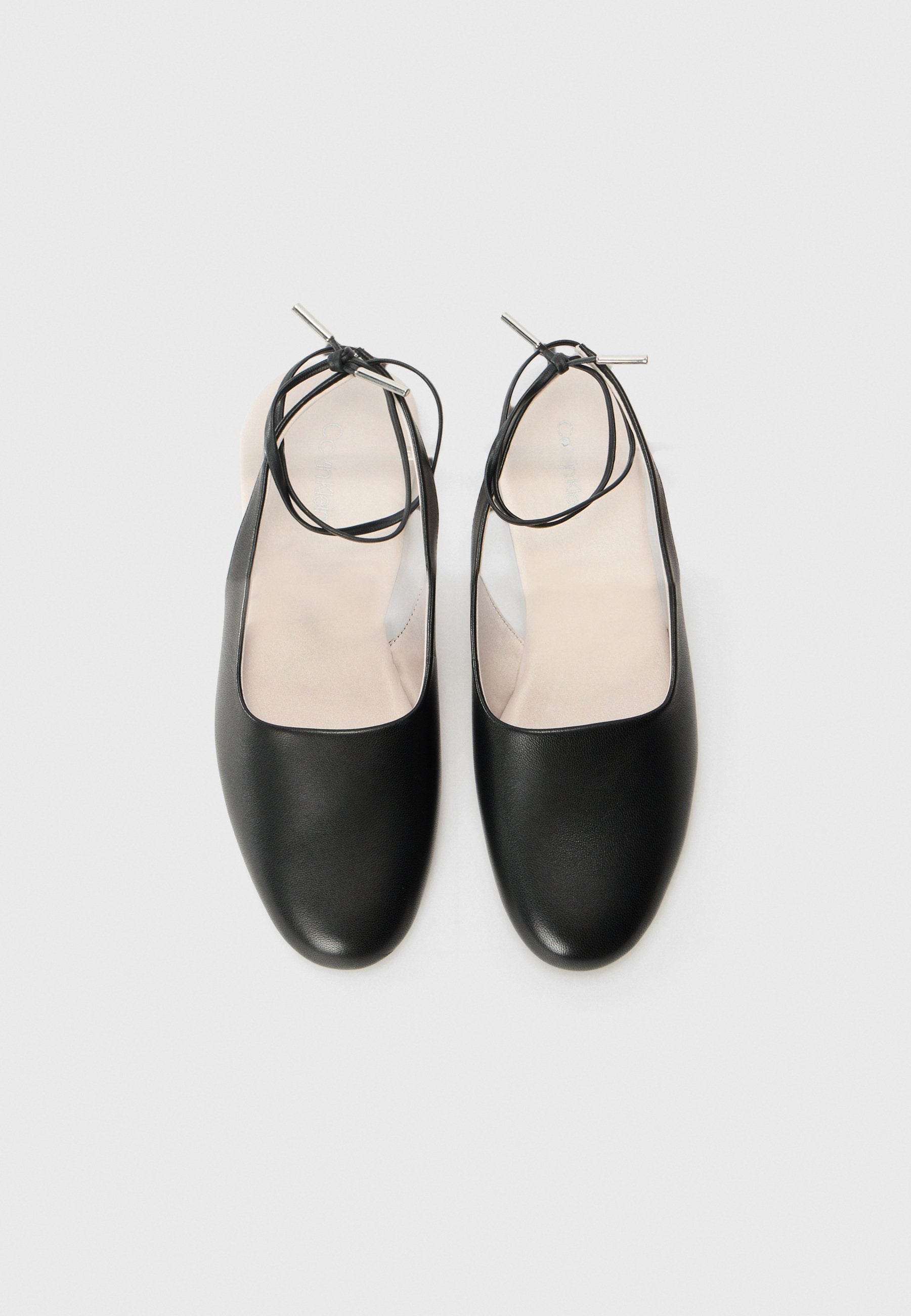 Slingback ballet pumps -  black
