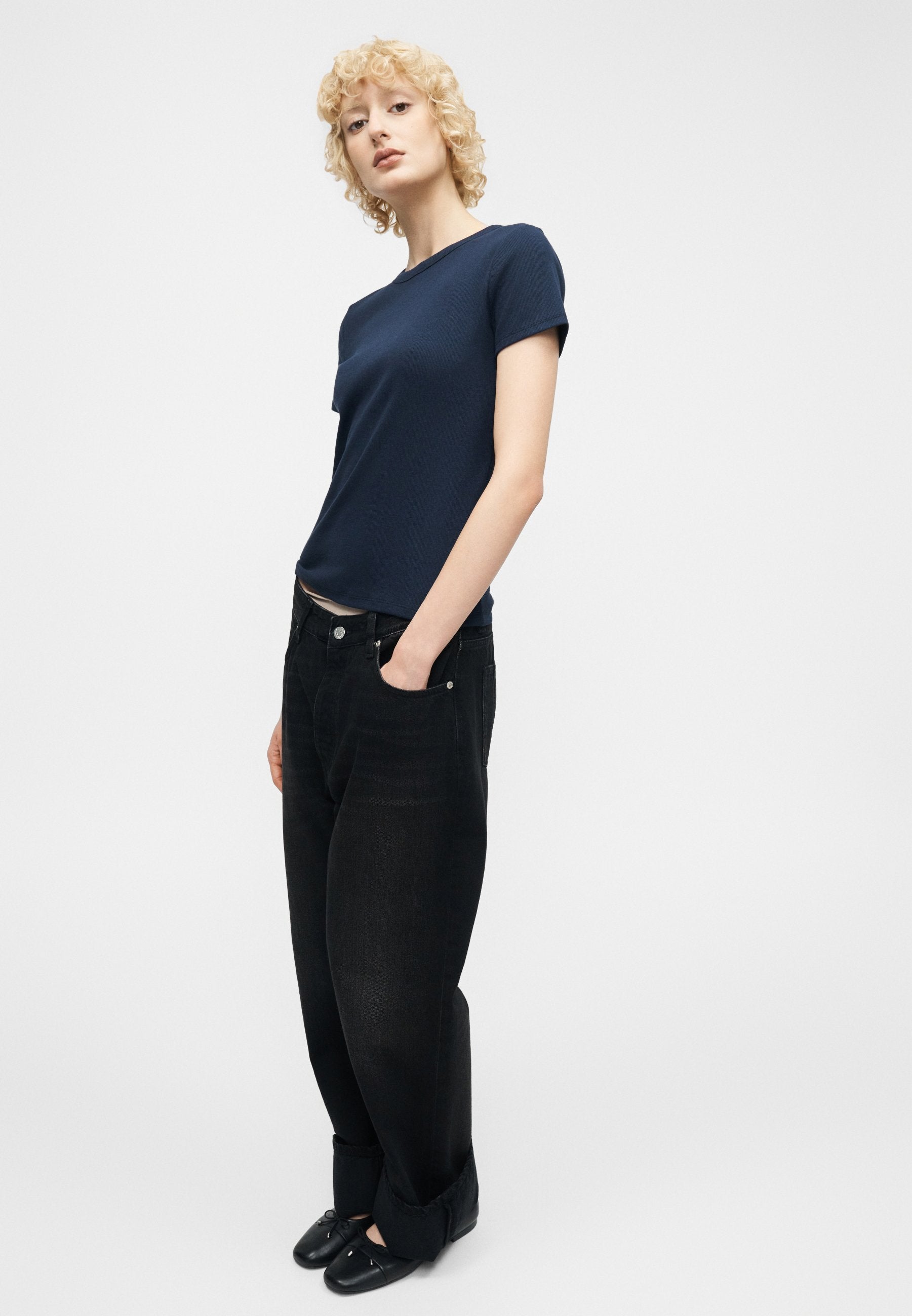 Basic T-shirt - navy uniform