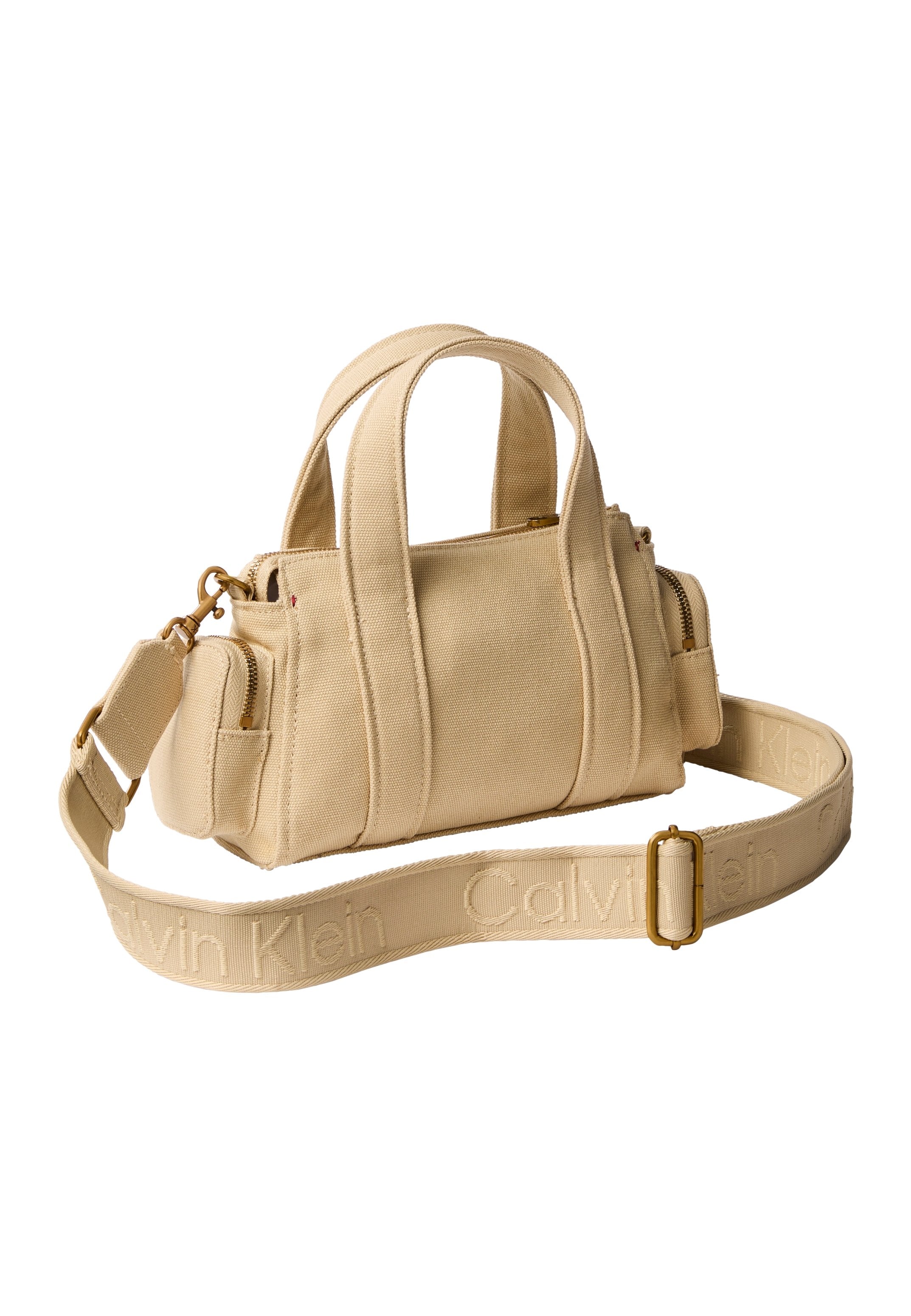WEBBING STRAP POCKET BAG - Handbag - khaki