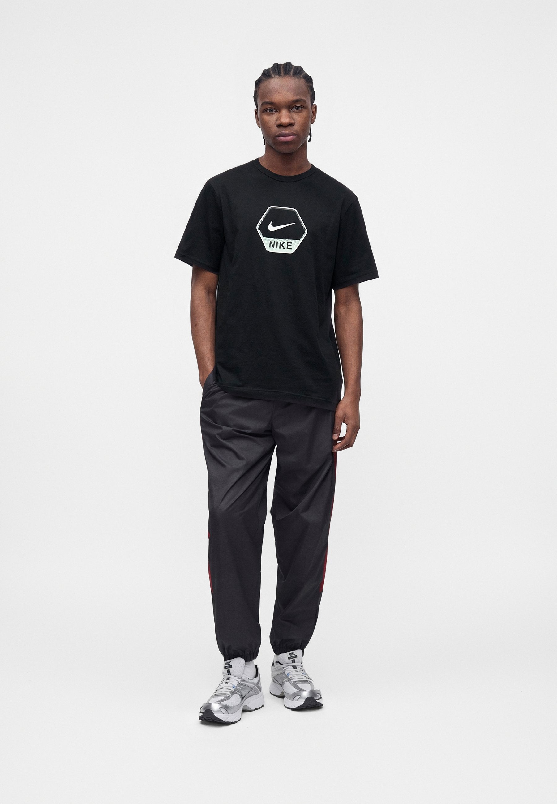 TEE - Print T-shirt - black/igloo