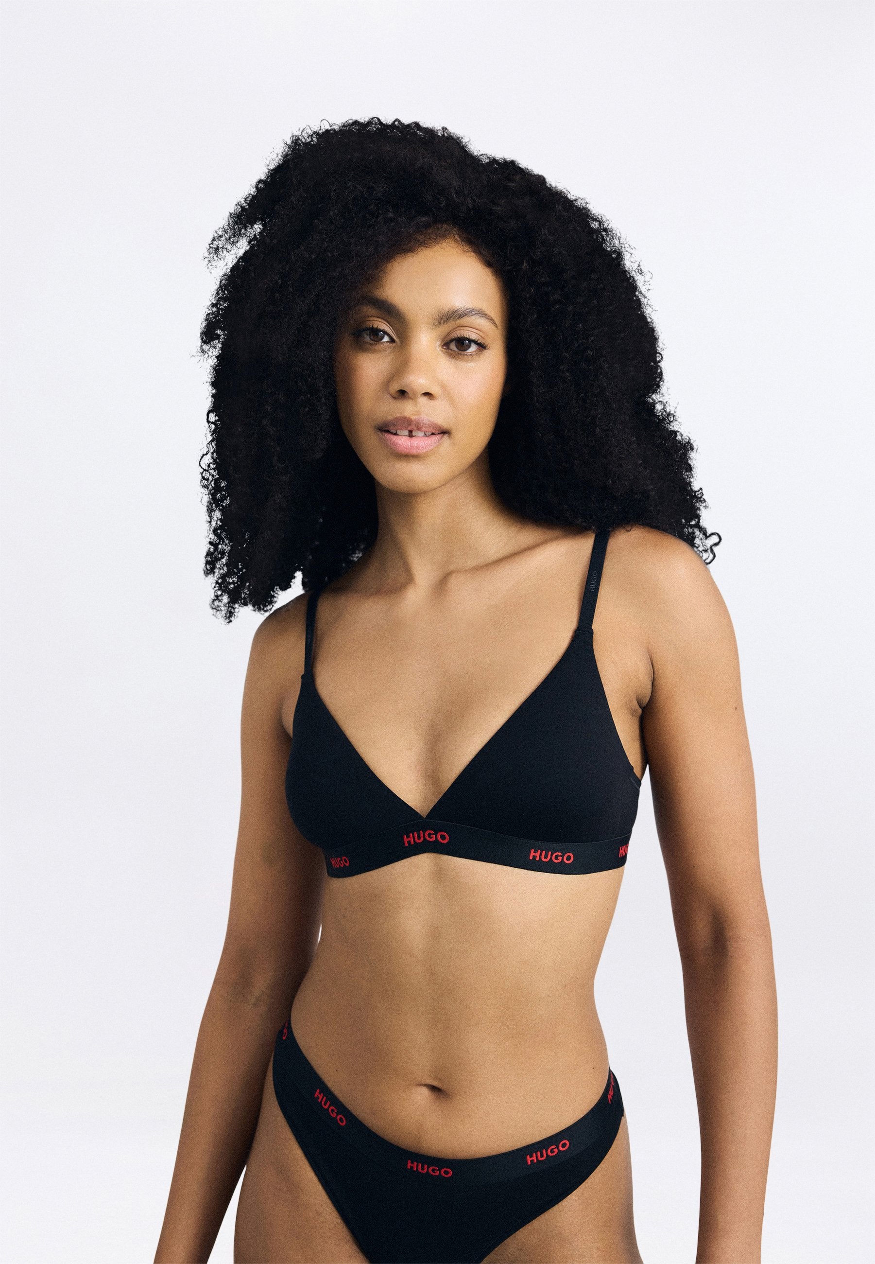 TRIANGLE PAD - Triangle bra - black